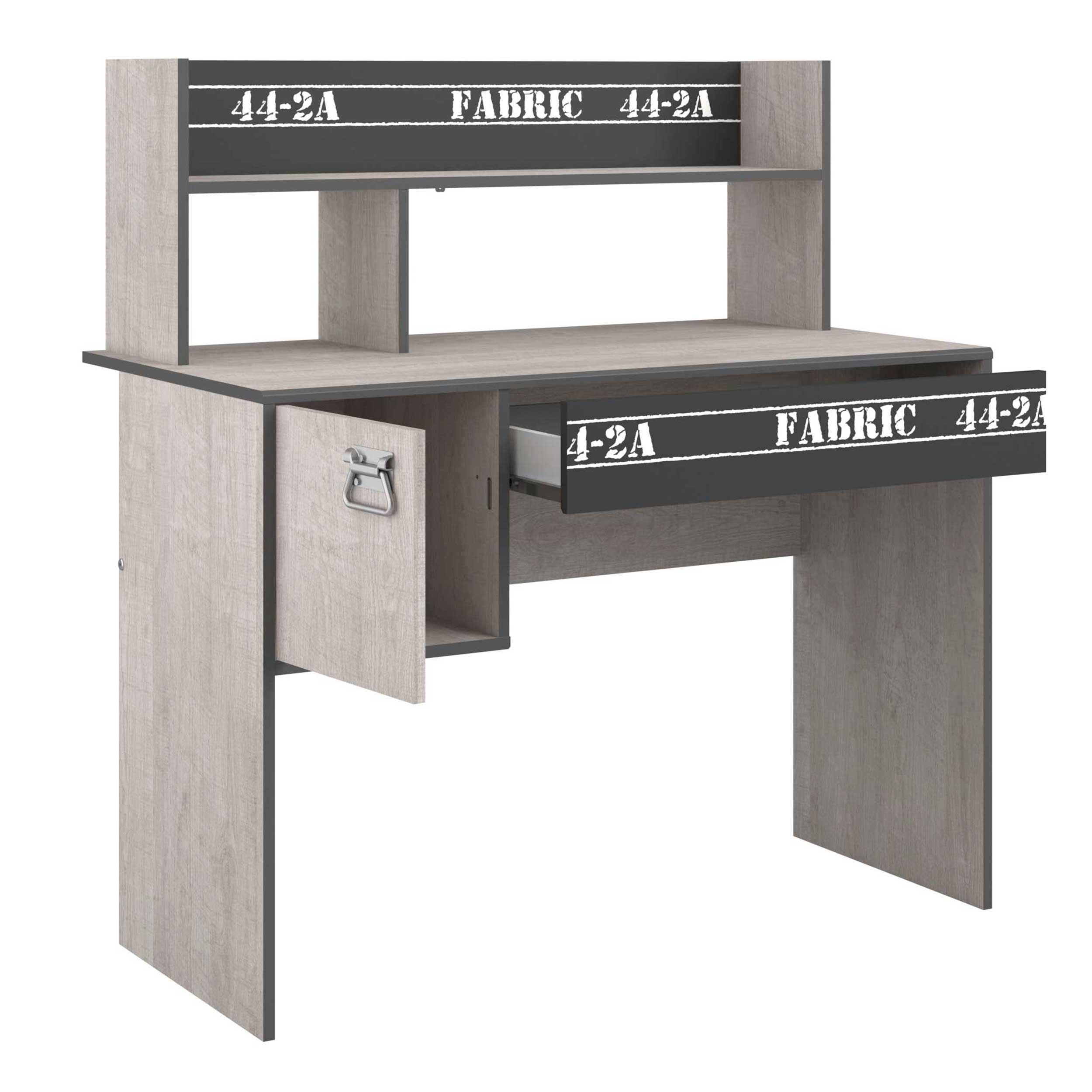 Bureau enfant Fabien Industriel - gris - Image 10