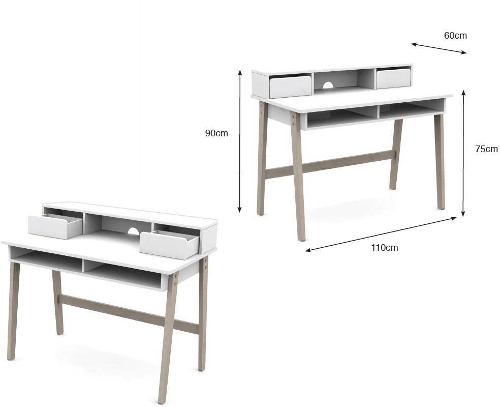 Bureau enfant Kiddy - blanc - Image 7