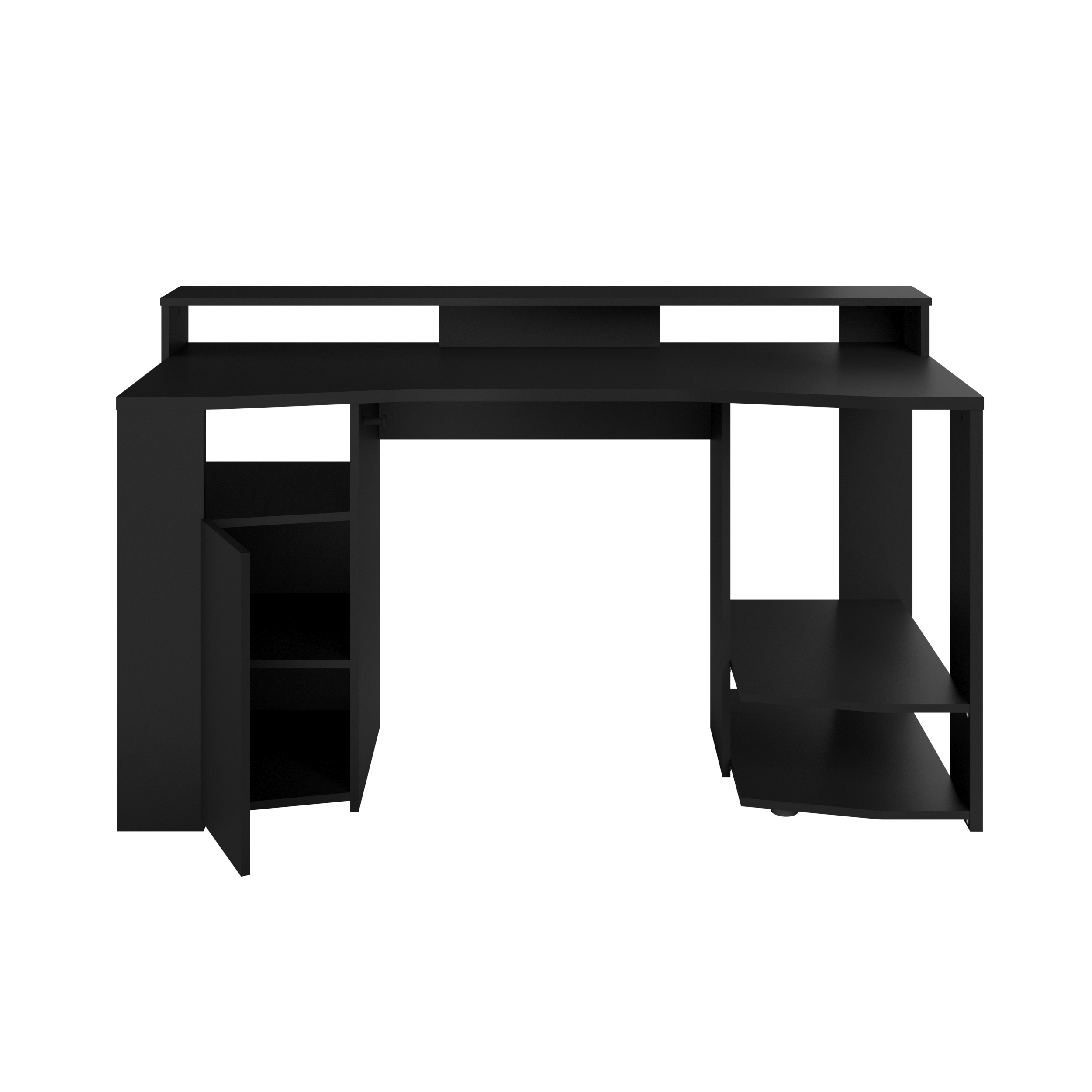 Bureau Gaming 152cm avec ruban LED - noir - Image 6