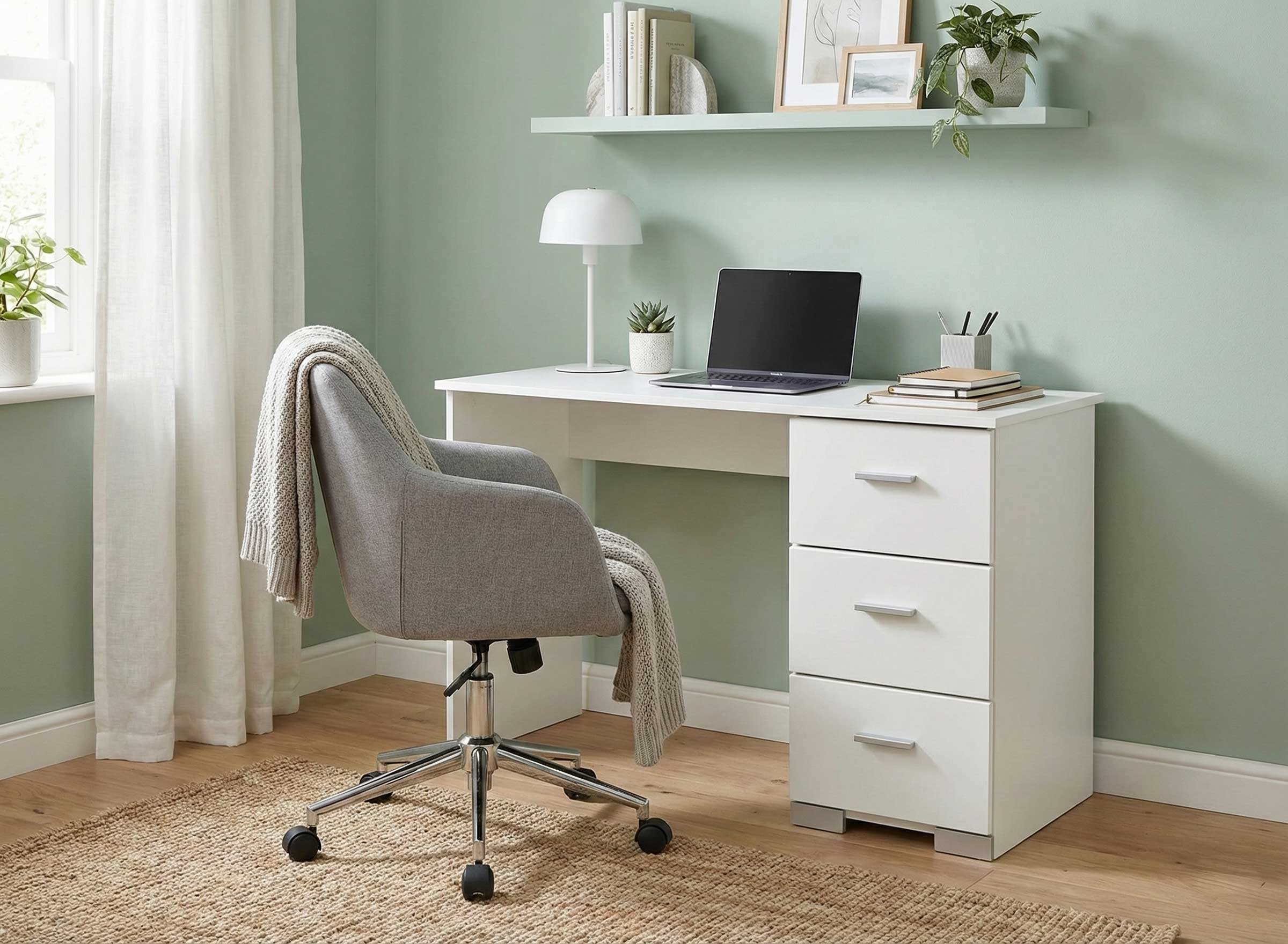 Bureau Gemma 120cm - blanc - Image 5