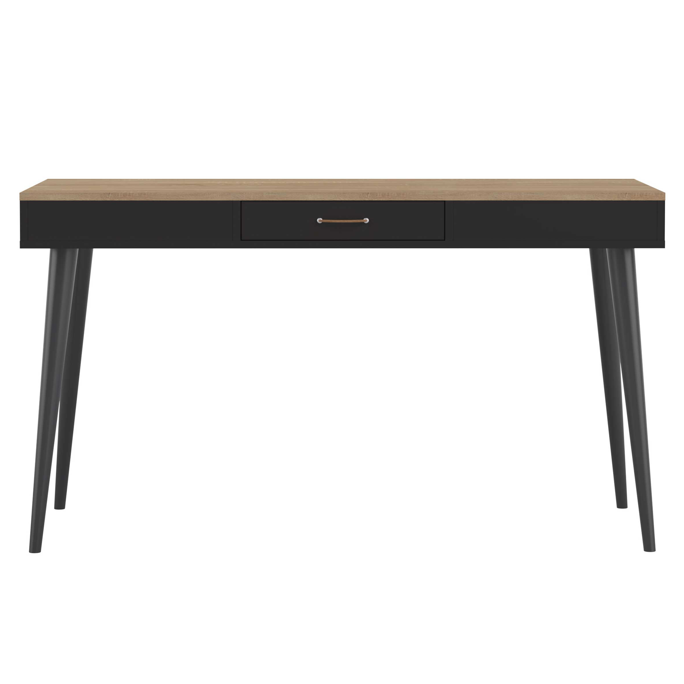 Bureau Horizon 134cm - chêne/noir - Image 6