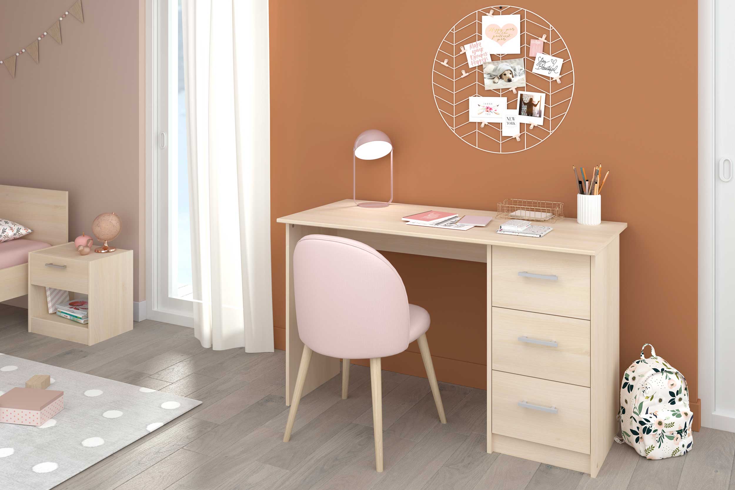 Bureau Infinity 121cm - acacia - Image 10