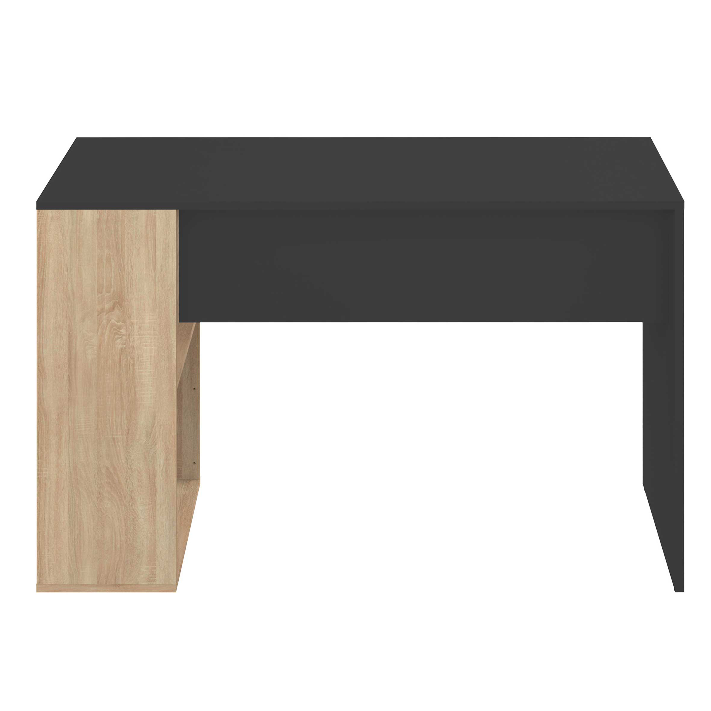 Bureau Meryl 114cm - chêne/noir - Image 3