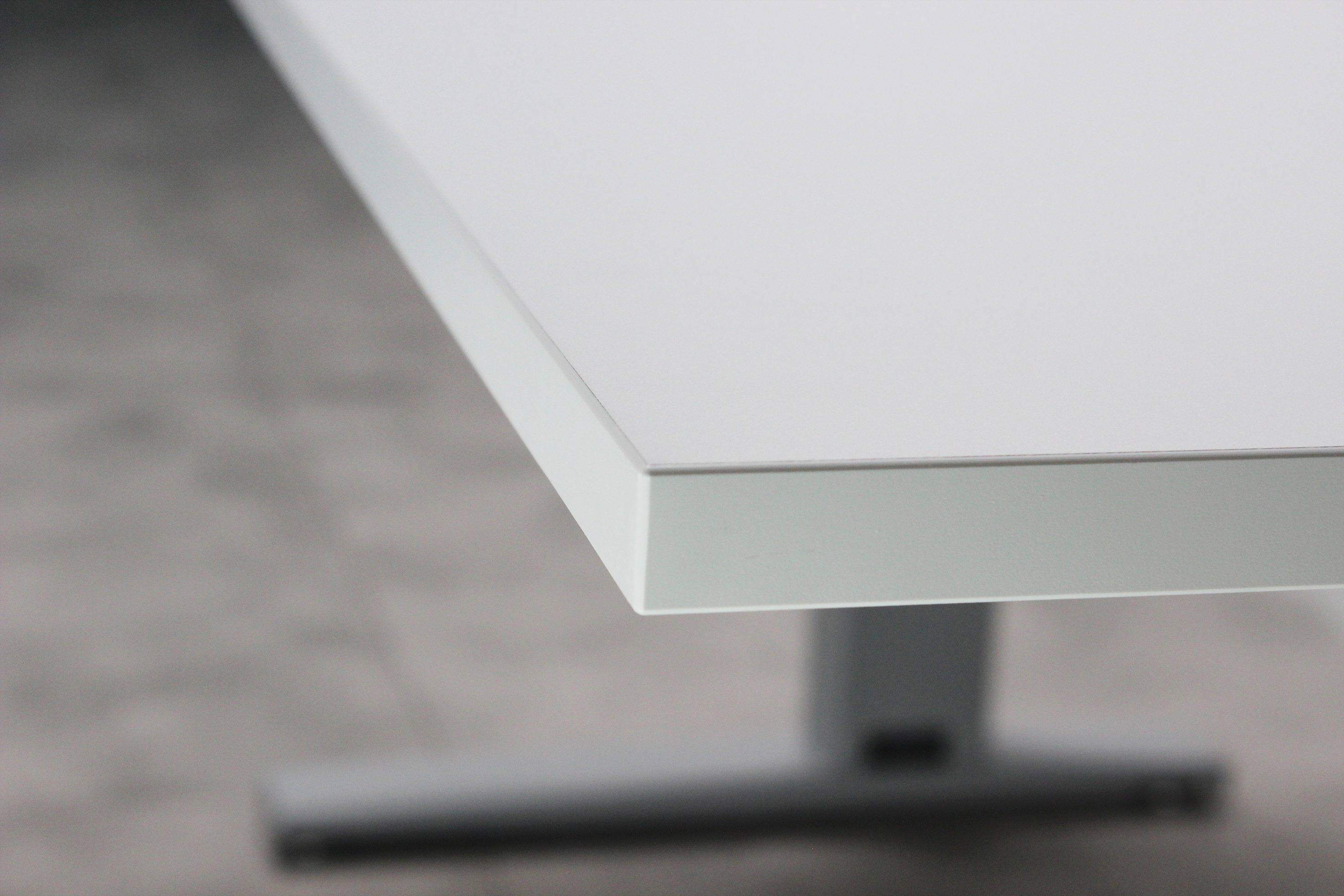 Bureau Osmond 160cm réglable en hauteur - gris clair/argent - Image 6