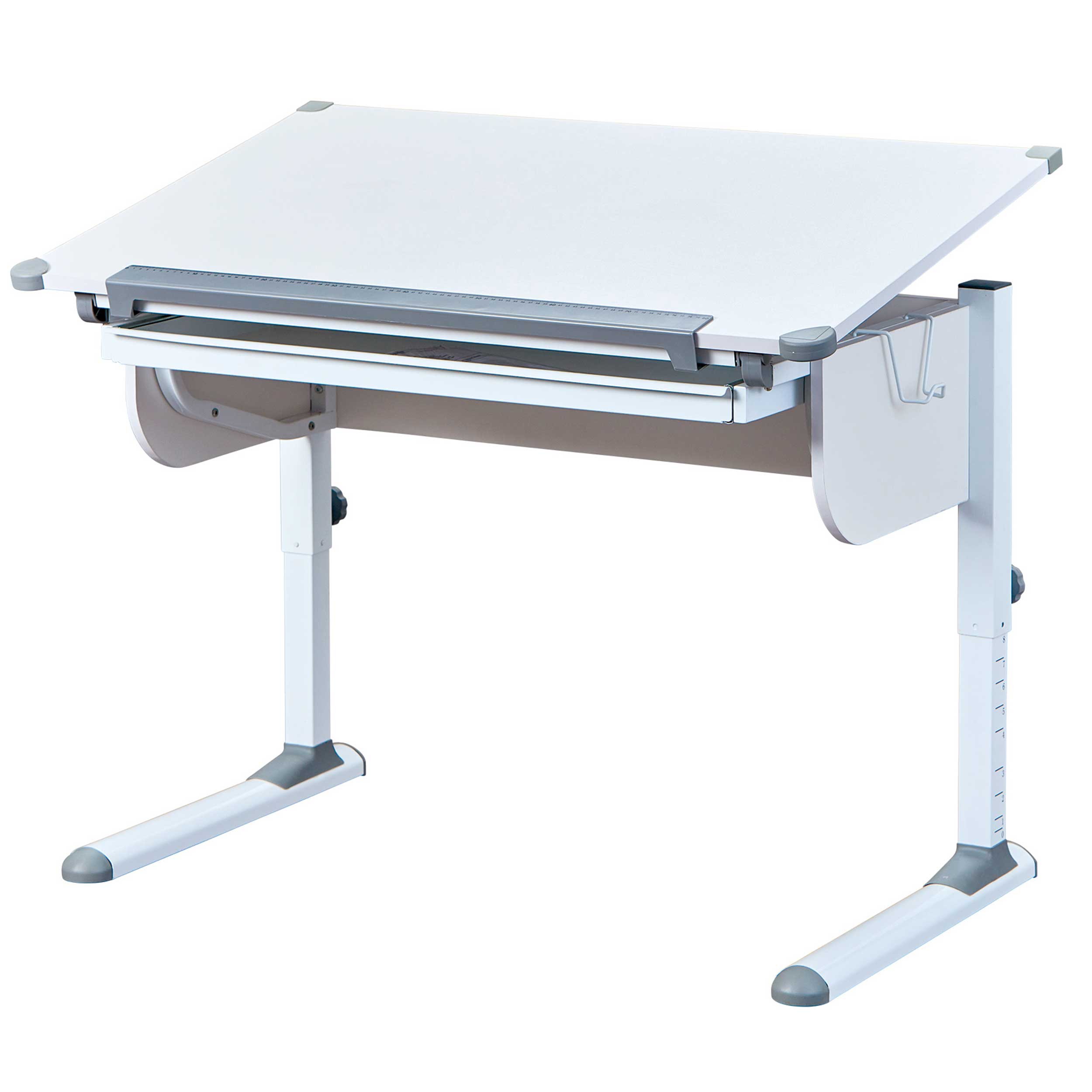 Bureau Studare 110cm réglable - blanc - Image 12
