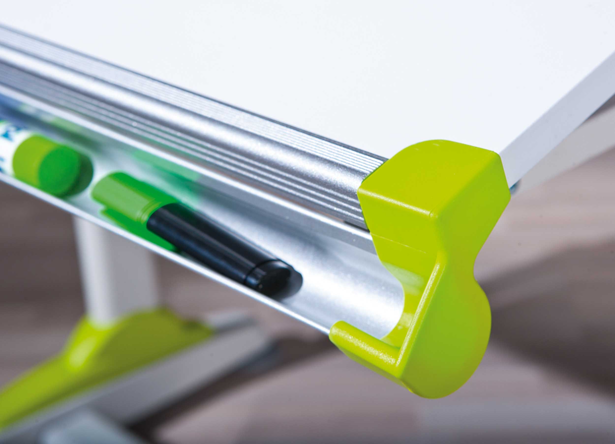 Bureau Tamara avec plateau inclinable - vert/rose - Image 8