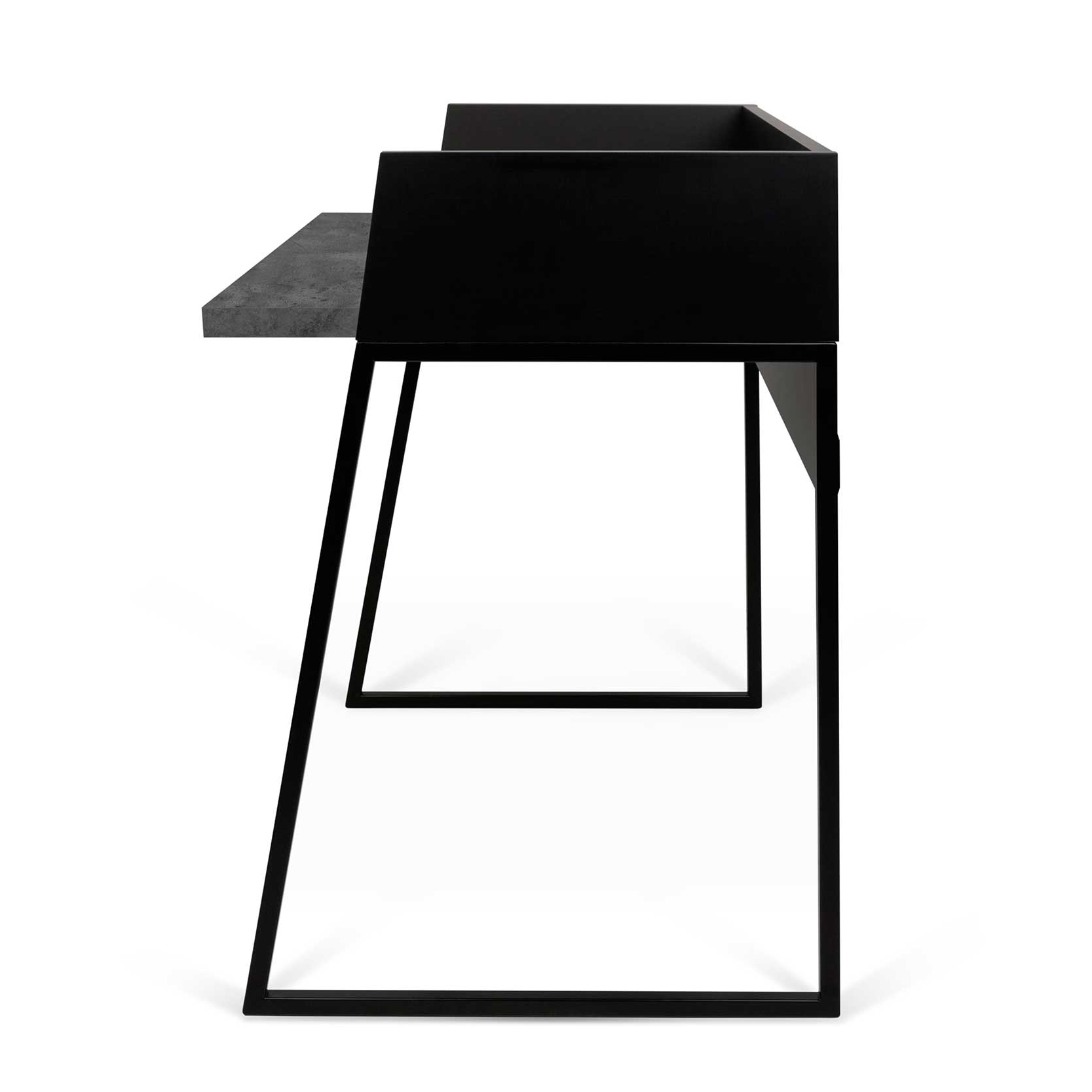 Bureau Volta 90cm - noir/béton - Image 8