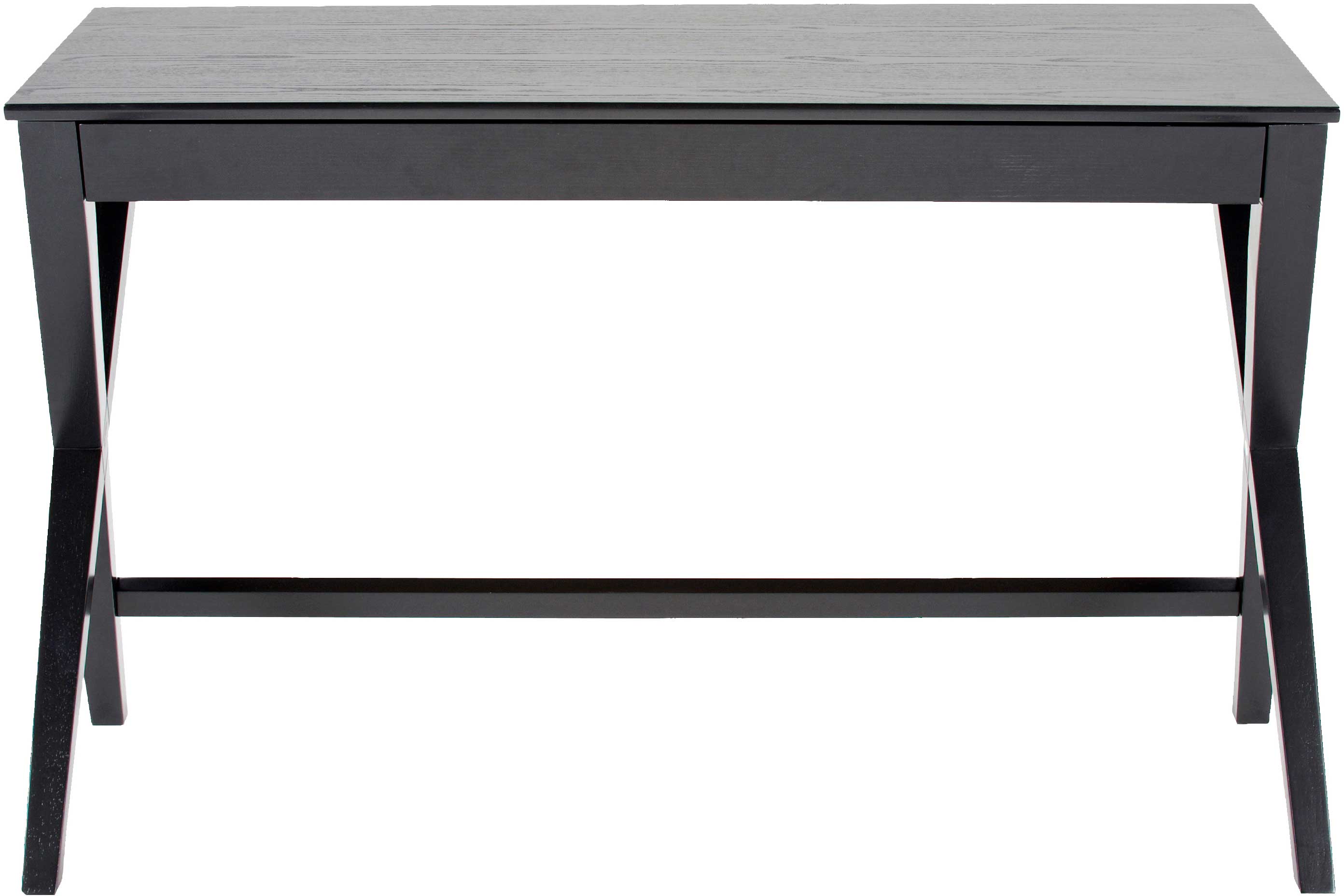 Bureau Wami 120cm, 1 tiroir - noir - Image 7