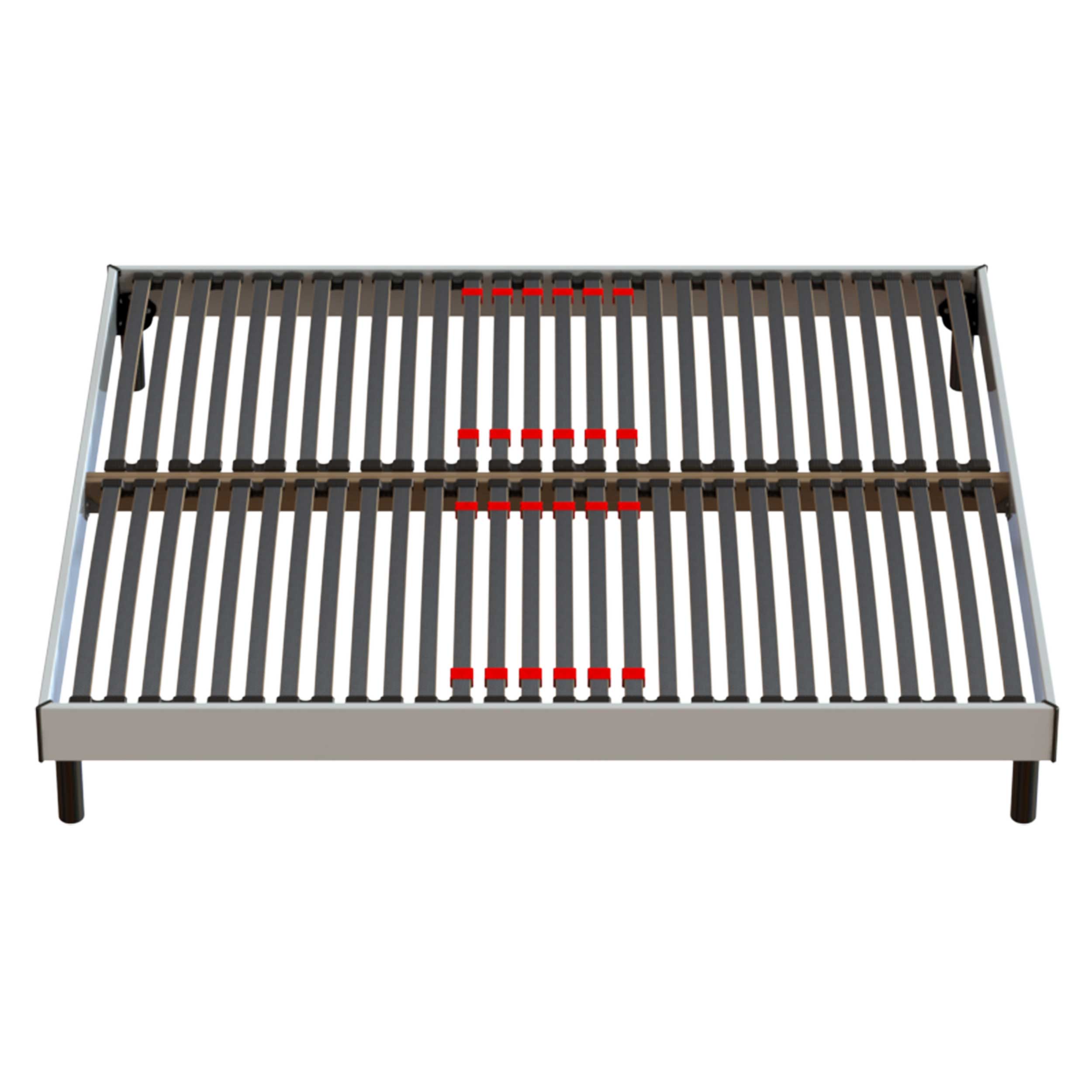 Cadre de lit Senne 28 lattes 140x200 - blanc - Image 4