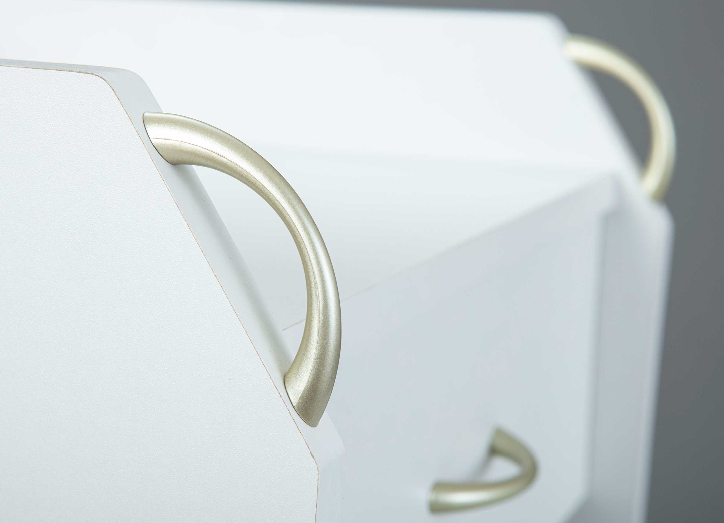 Caisson à roulettes Podence à 4 tiroirs - blanc - Image 8