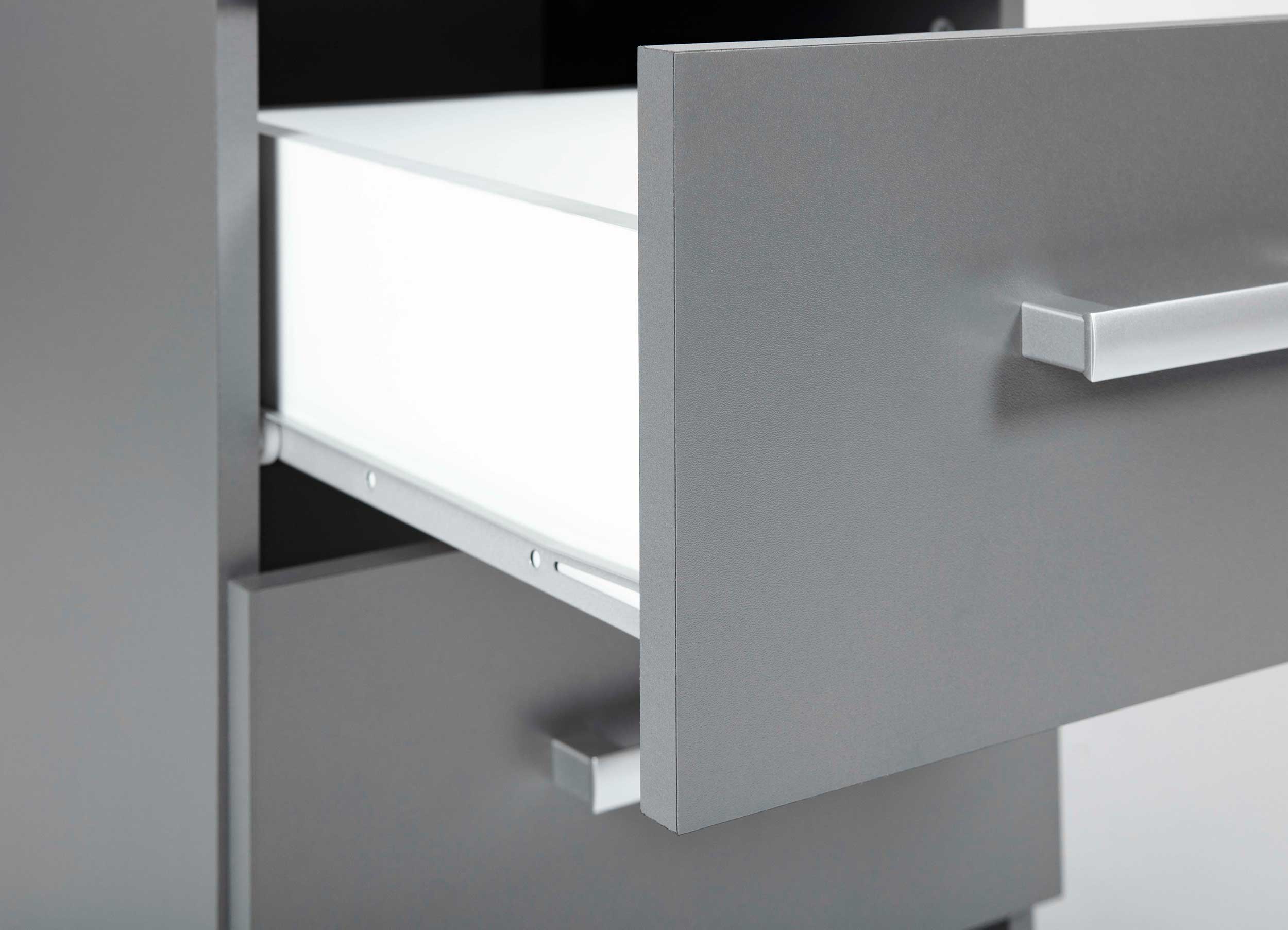 Caisson à tiroirs Eden 2 tiroirs - gris graphite - Image 3
