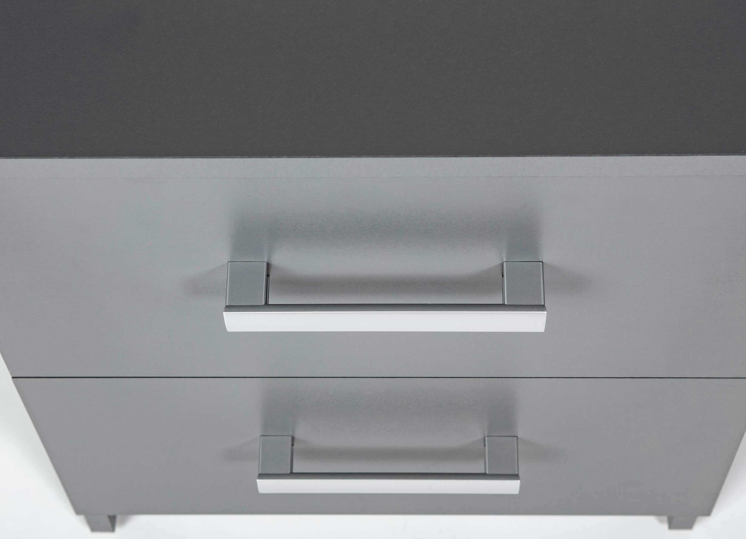 Caisson à tiroirs Eden 2 tiroirs - gris graphite - Image 5