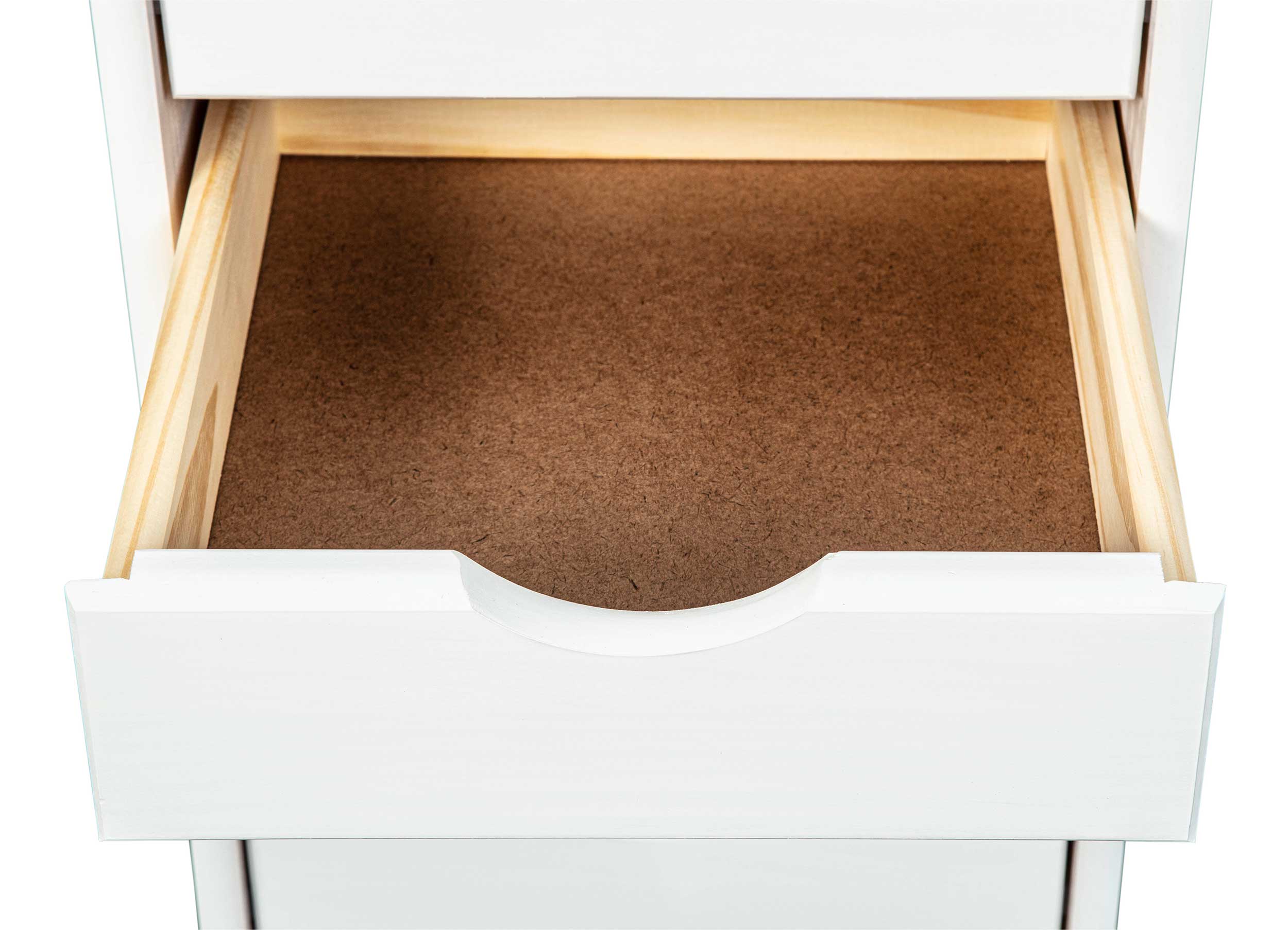 Caisson à tiroirs Lena bois avec roulettes - blanc - Image 11