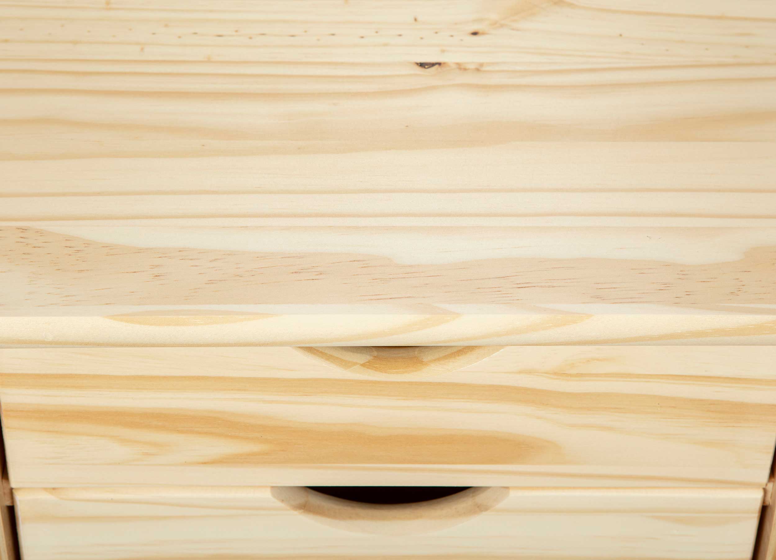 Caisson à tiroirs Lena bois avec roulettes - pin - Image 12