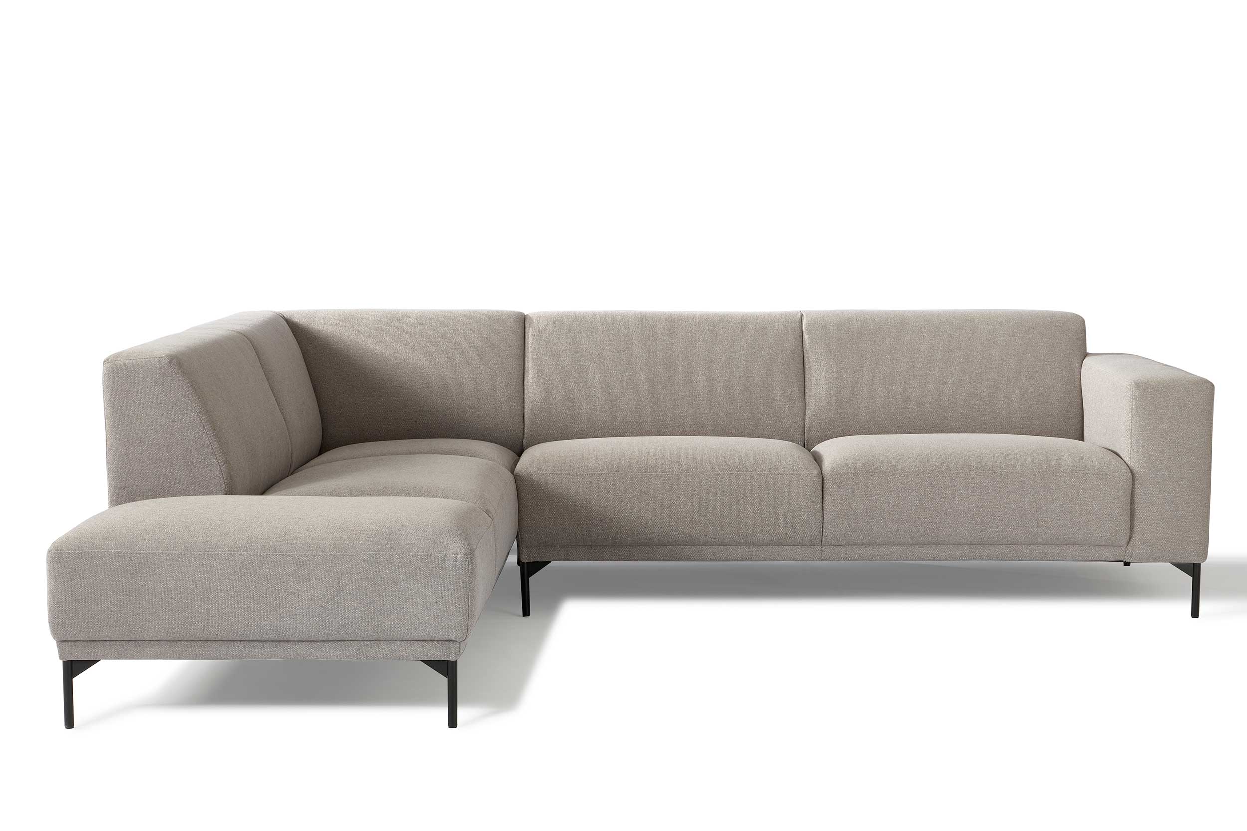 Canapé d'angle gauche - gris - Image 7