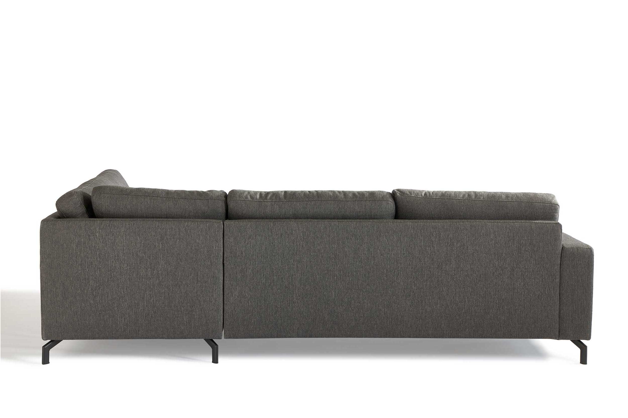 Canapé d'angle Manetto droit - anthracite - Image 2