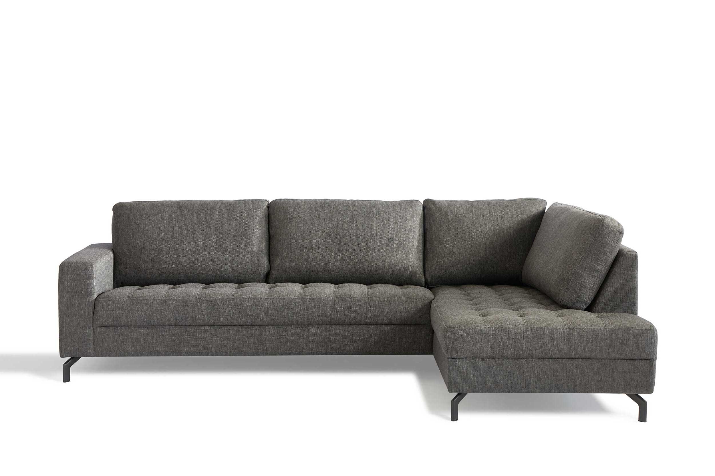 Canapé d'angle Manetto droit - anthracite - Image 7