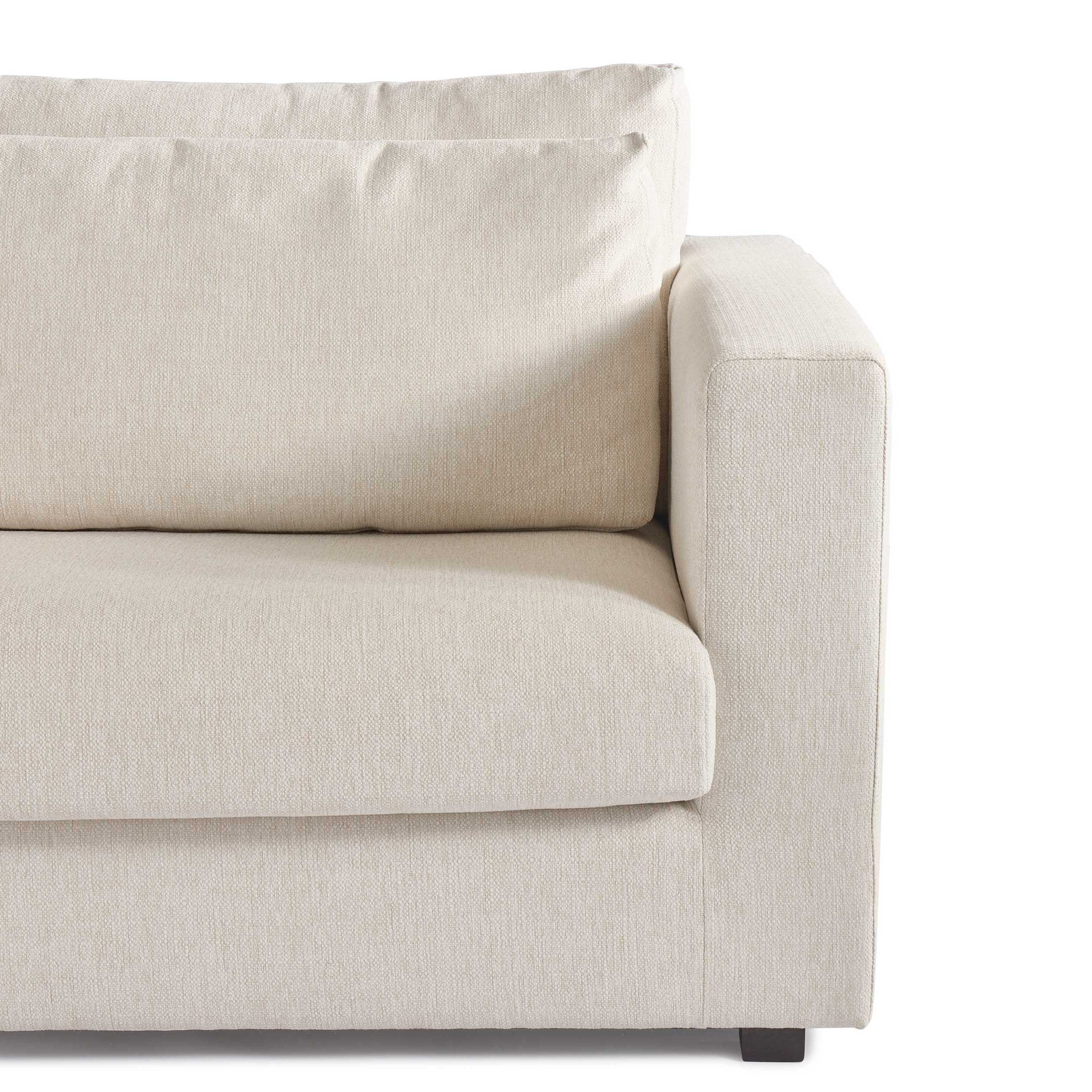 Canapé d'angle Verita gauche - beige - Image 3