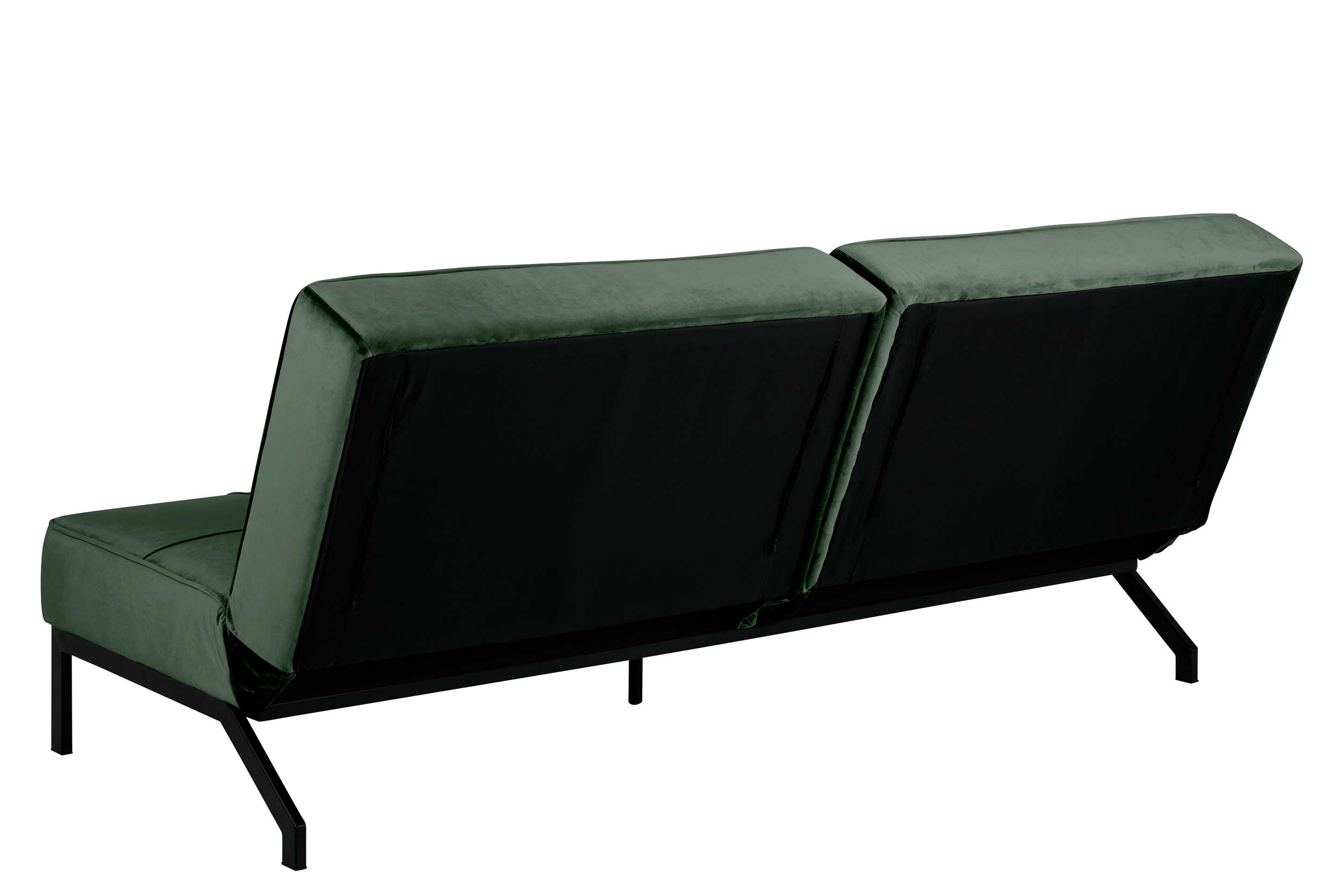 Canapé-lit Giovanni - vert forêt/noir - Image 10