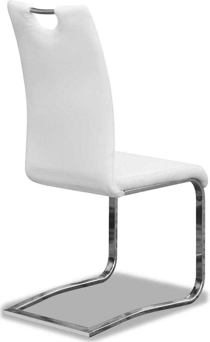 Chaise cantilever Sofia - blanc - Image 2