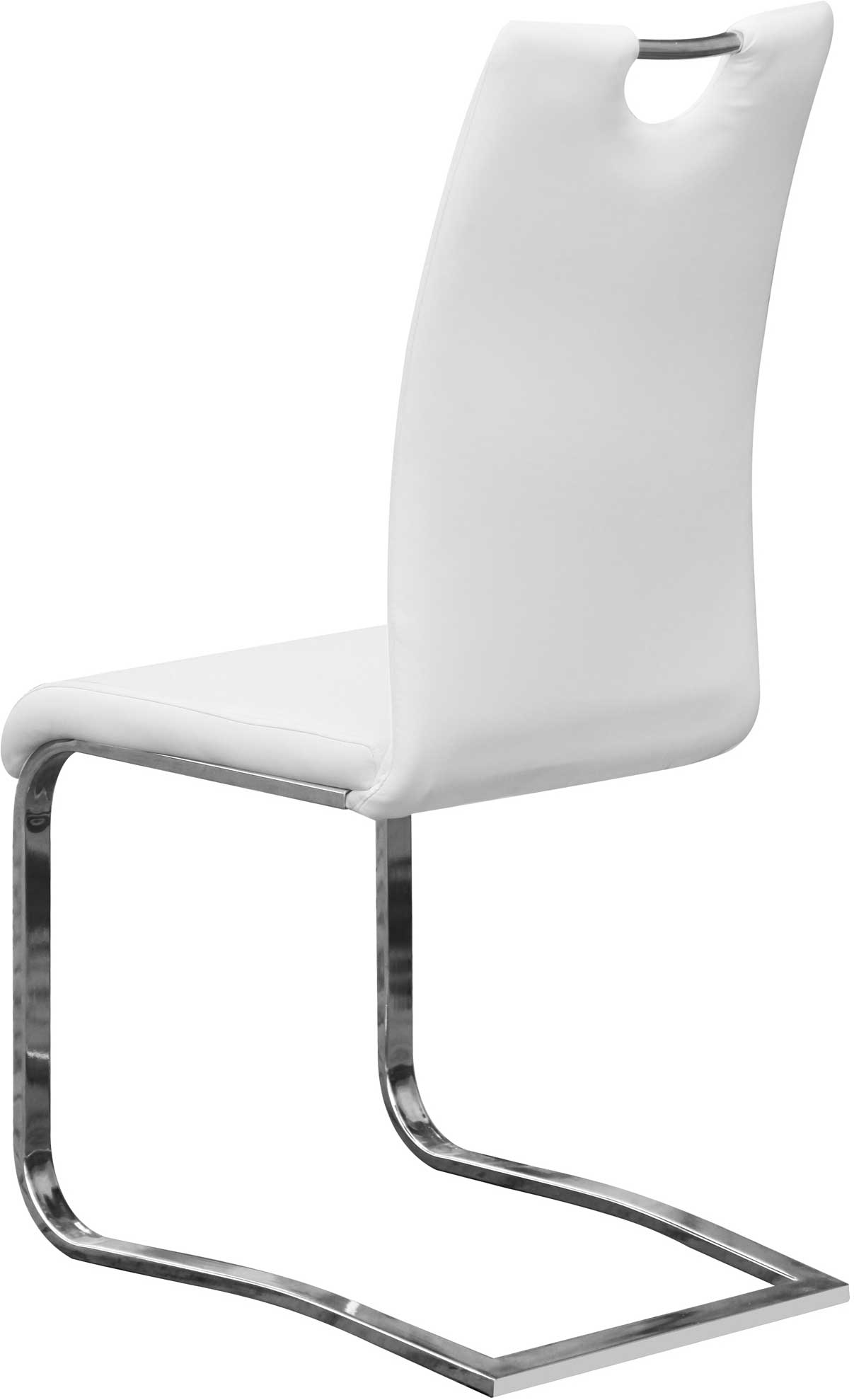 Chaise cantilever Sofia - blanc - Image 4