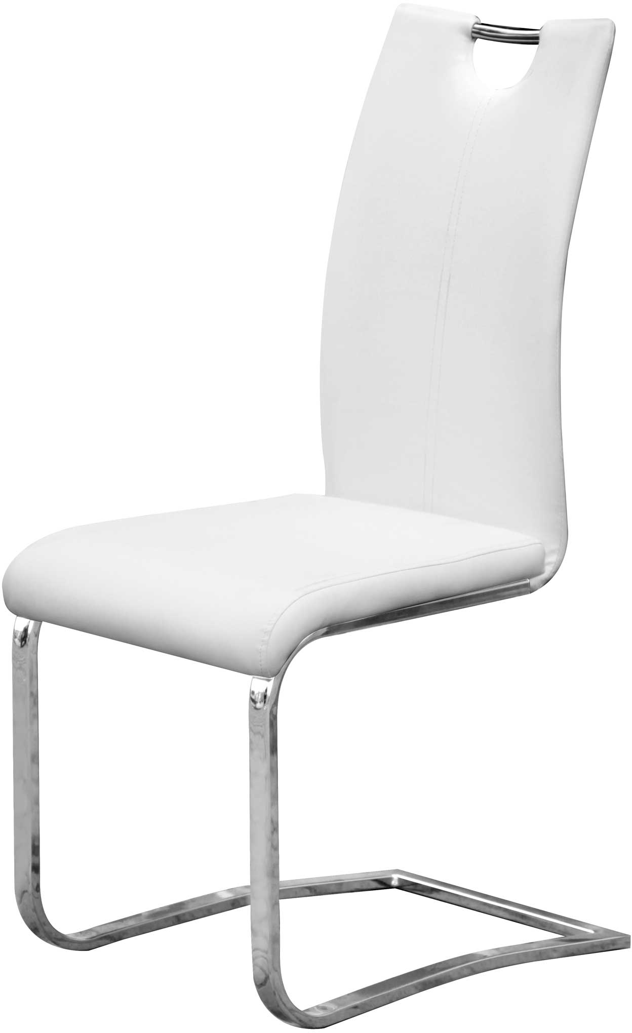 Chaise cantilever Sofia - blanc - Image 7
