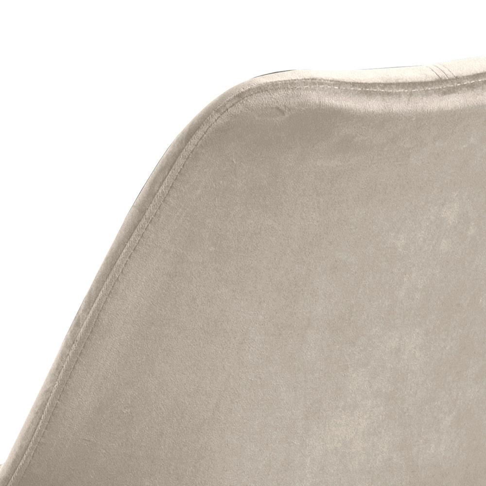 Chaise coquille Iram en velours - sable - Image 10