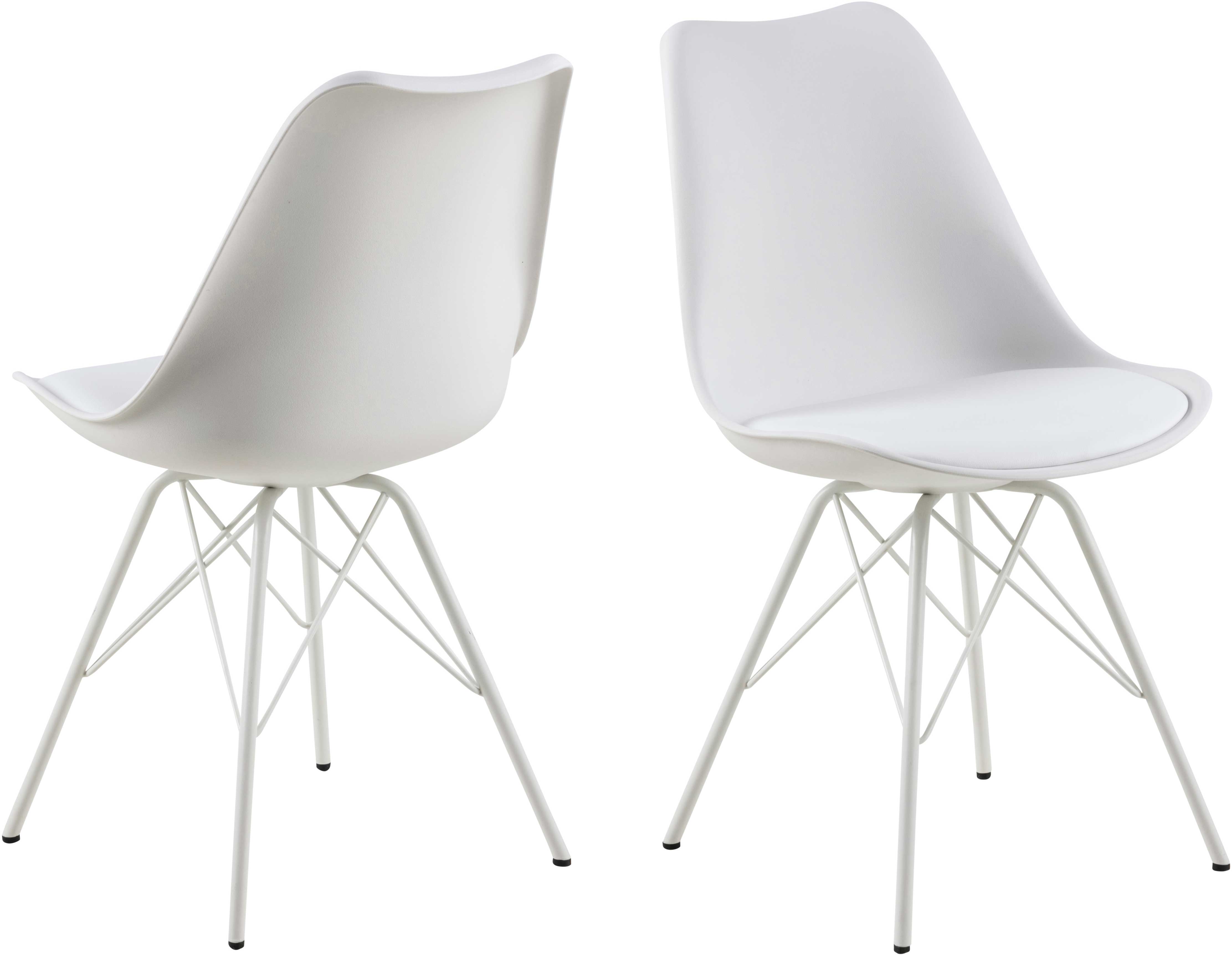 Chaise coquilles Irma - blanc - Image 5