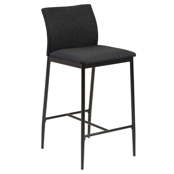 Chaise de bar Darren - gris/noir - Image 8