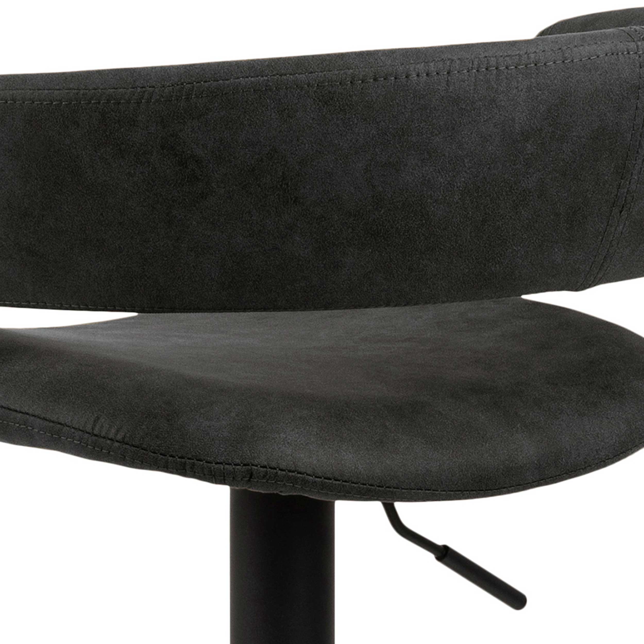 Chaise de bar Dusty - anthracite/noir - Image 4