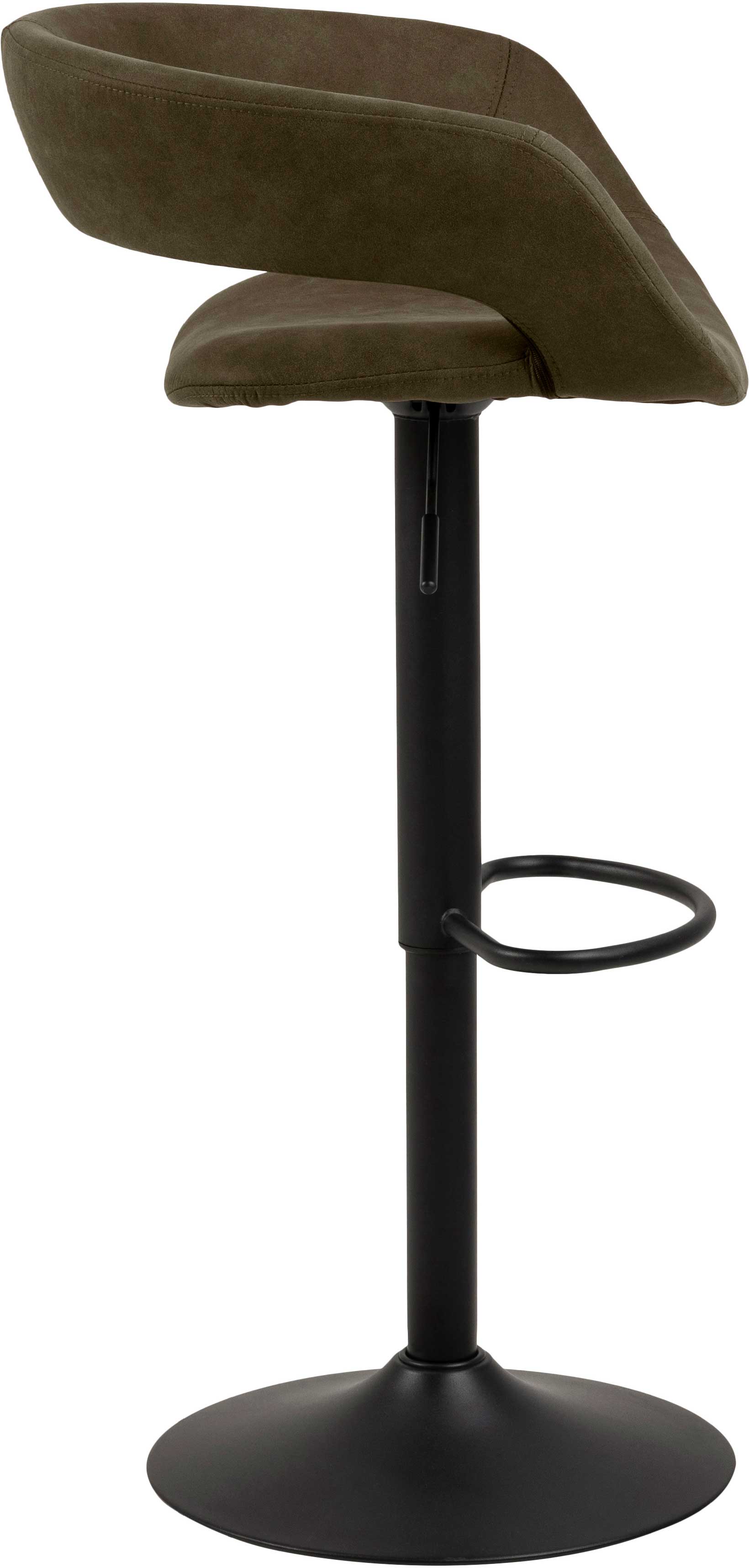 Chaise de bar Dusty - vert olive/noir - Image 10