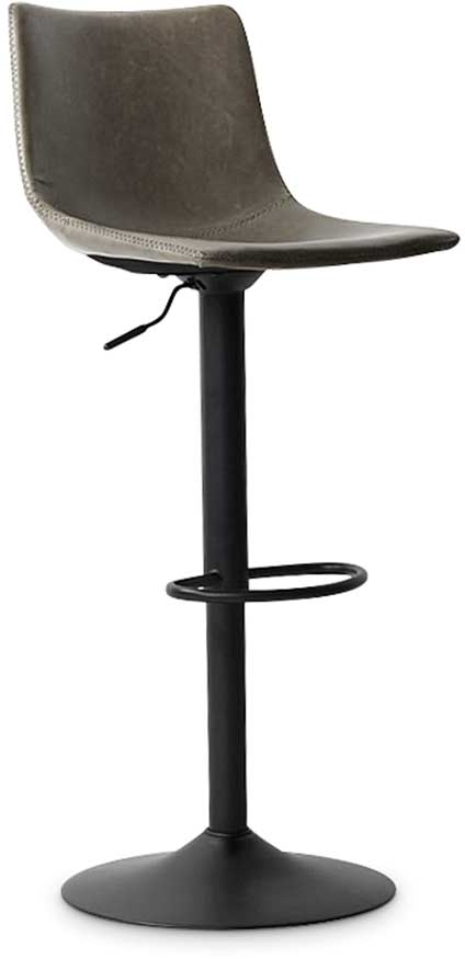 Chaise de bar réglable Fontana - gris - Image 7