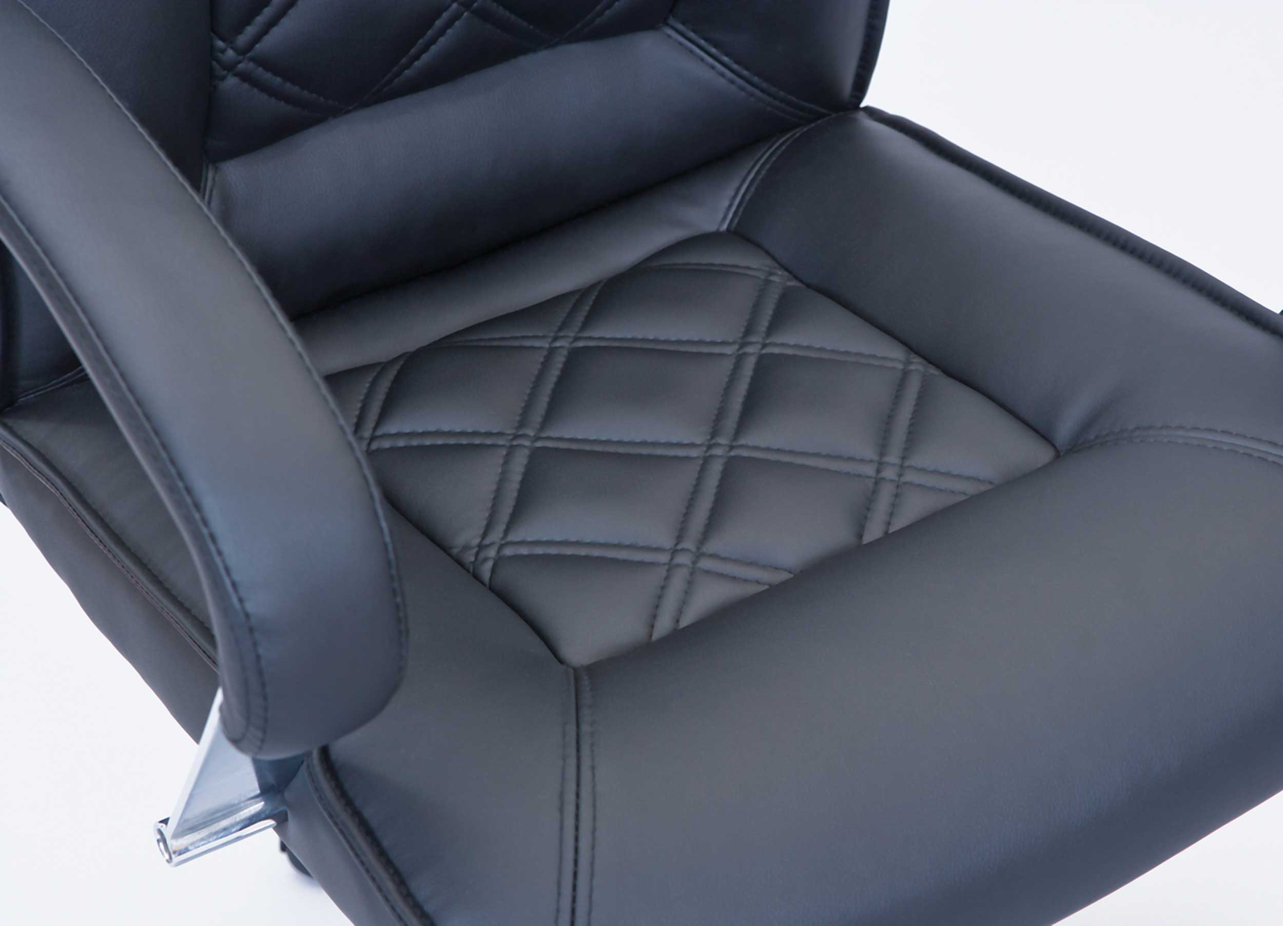 Chaise de bureau Alessia similicuir - noir - Image 7