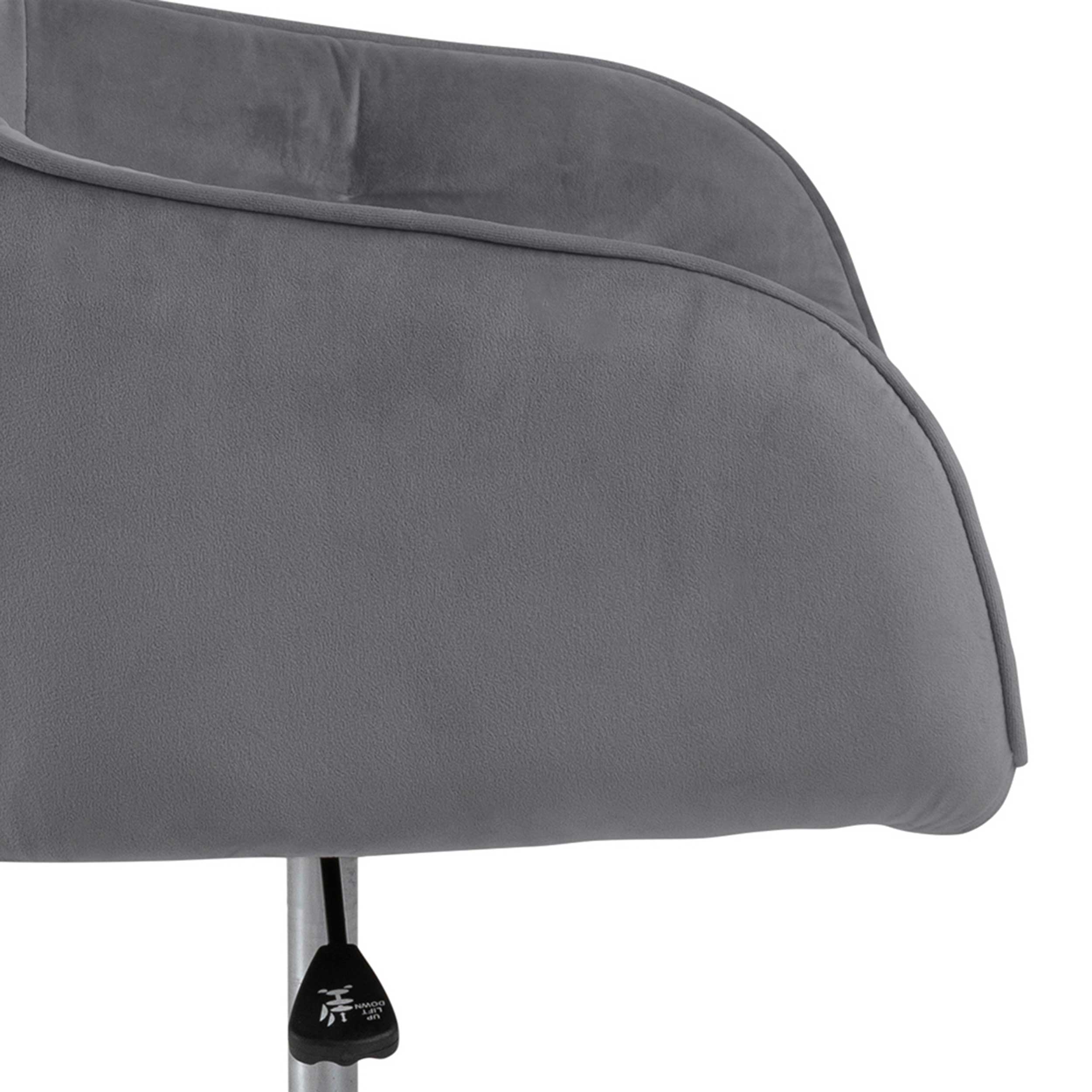 Chaise de bureau Bridget - gris - Image 6