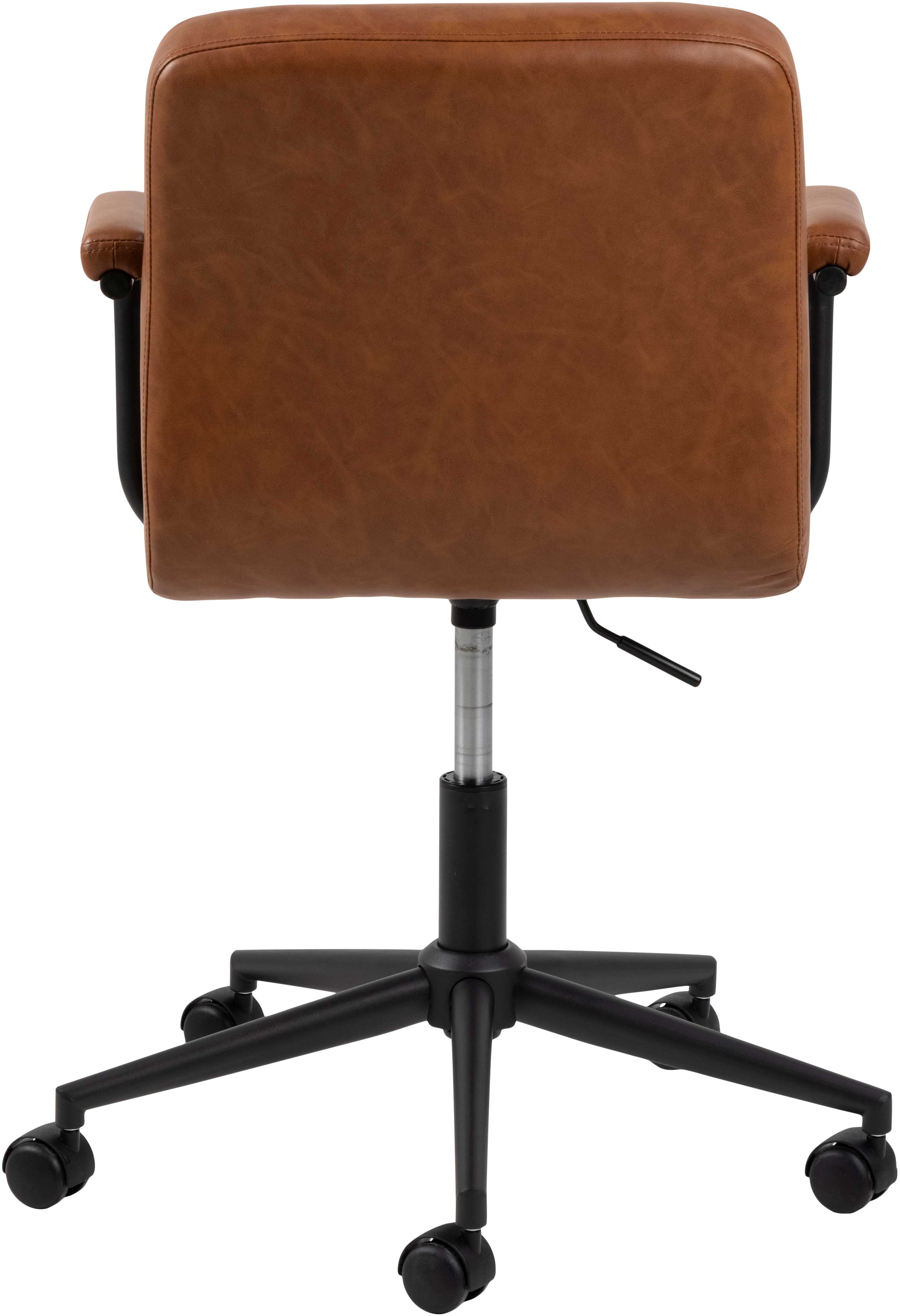 Chaise de bureau Cosmo avec roulettes - brun/noir - Image 9