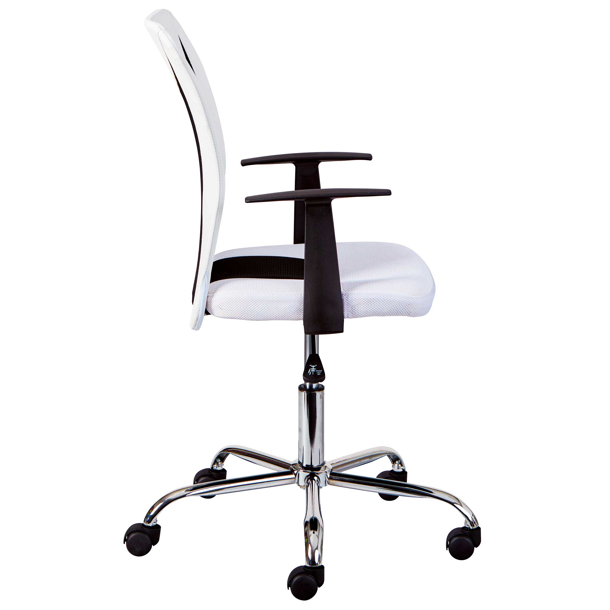 Chaise de bureau Donny dossier ergonomique - blanc - Image 7