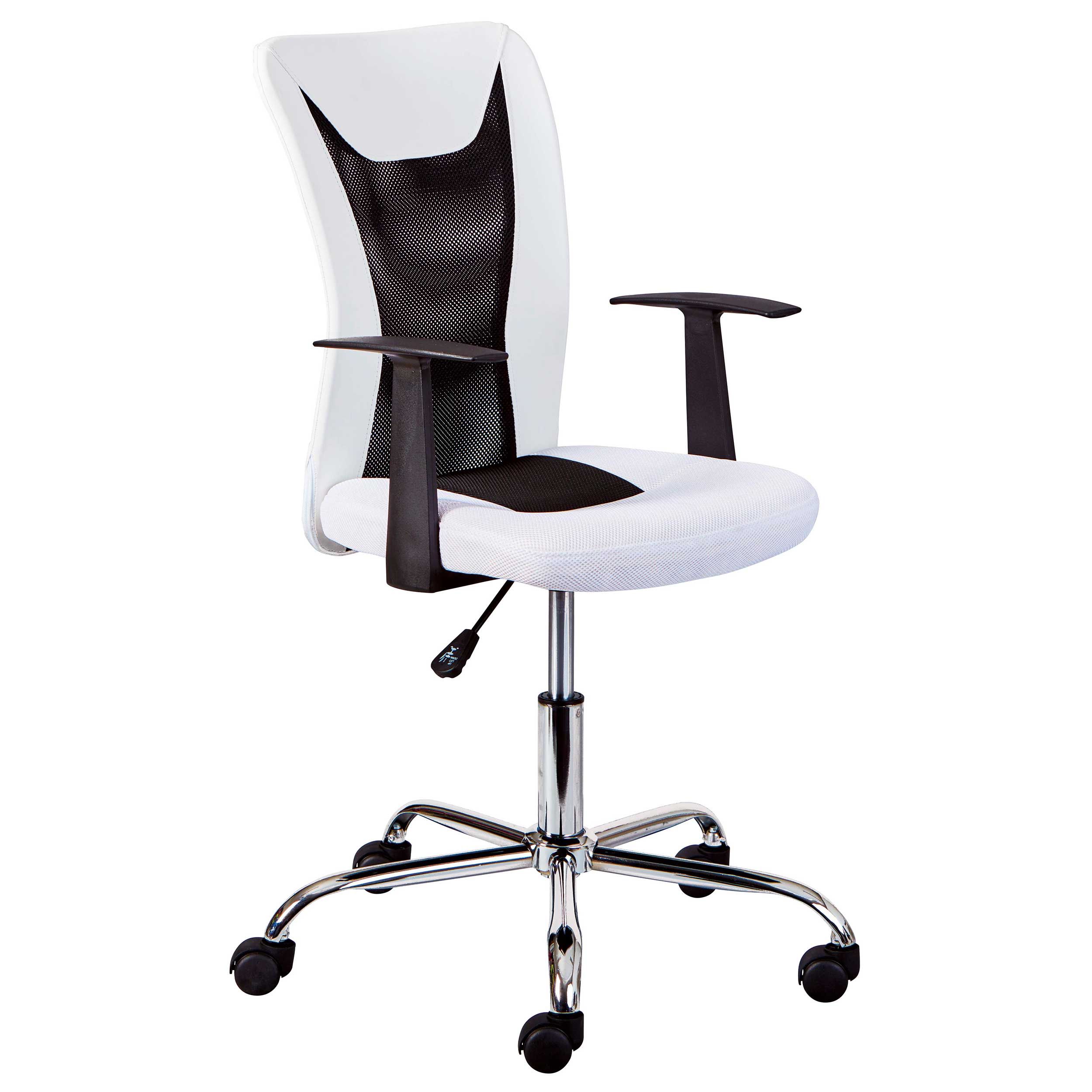 Chaise de bureau Donny dossier ergonomique - blanc