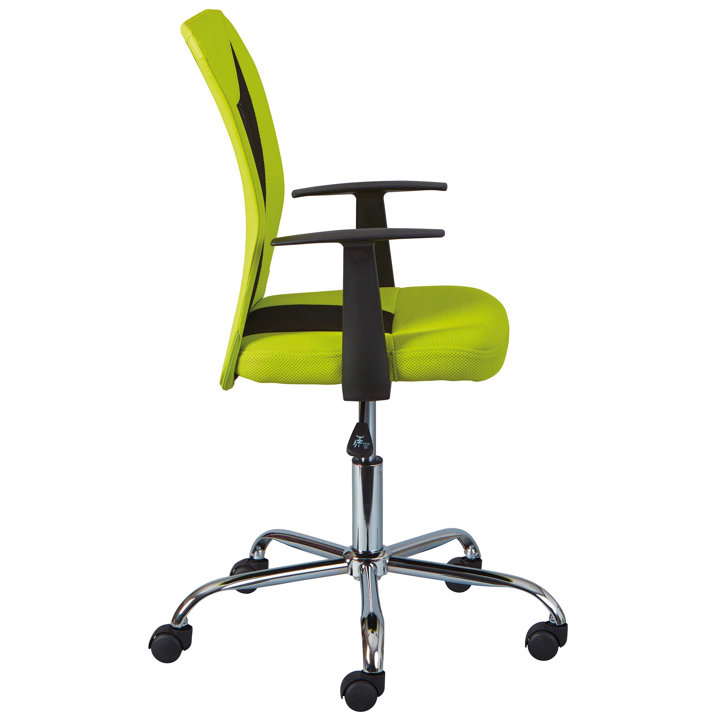 Chaise de bureau Donny dossier ergonomique - vert - Image 12