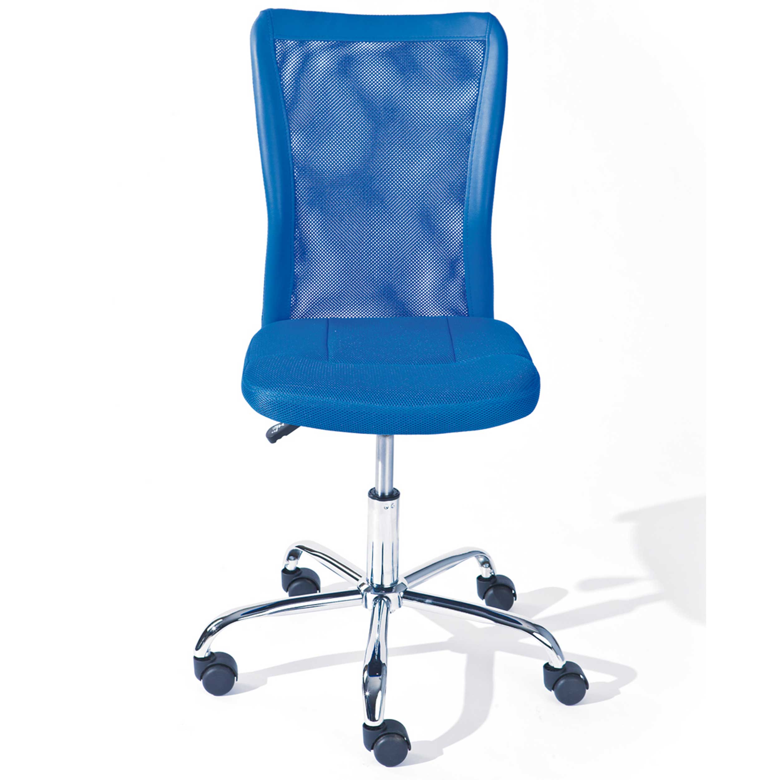 Chaise de bureau Eva sans accoudoir - bleu foncé - Image 7