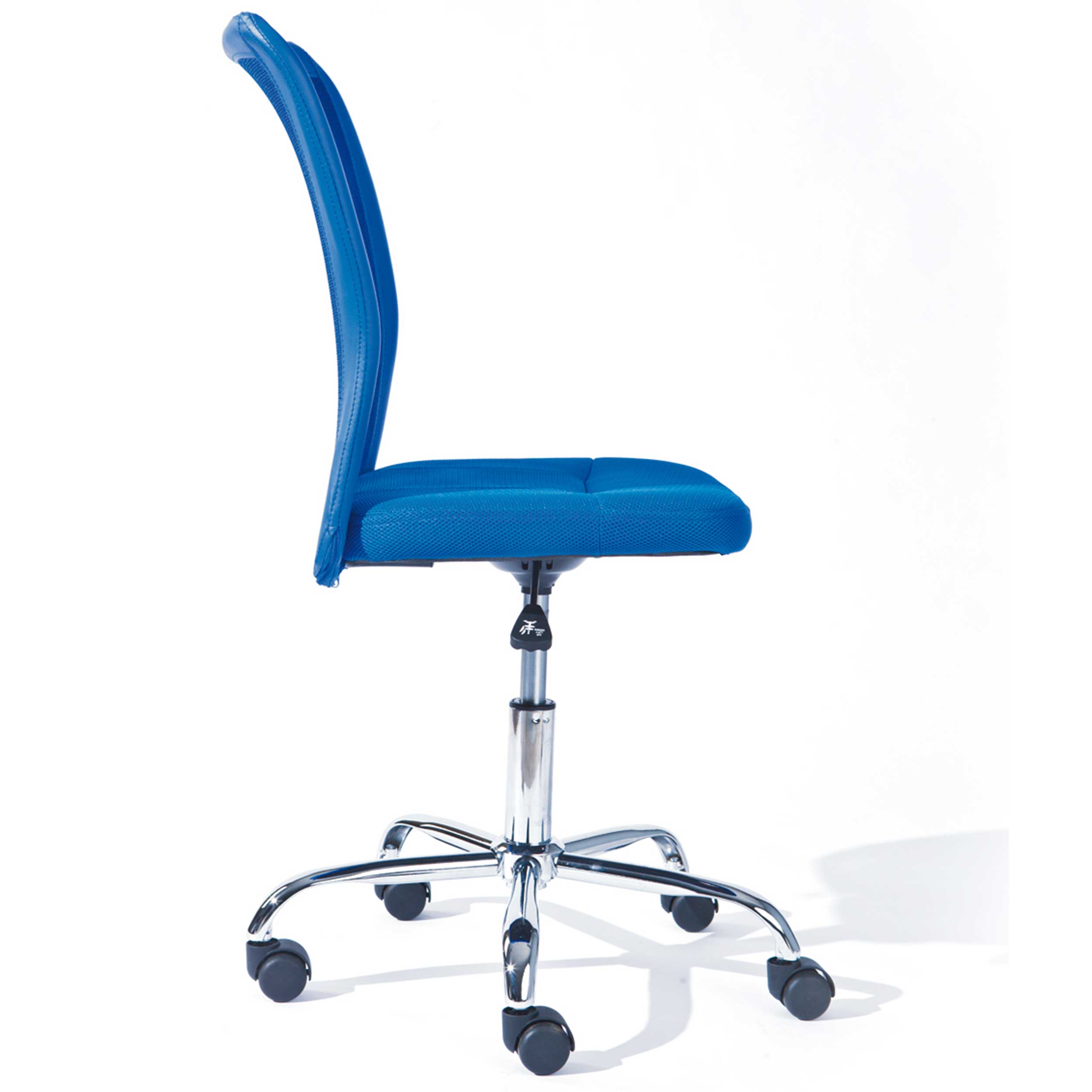 Chaise de bureau Eva sans accoudoir - bleu foncé - Image 8