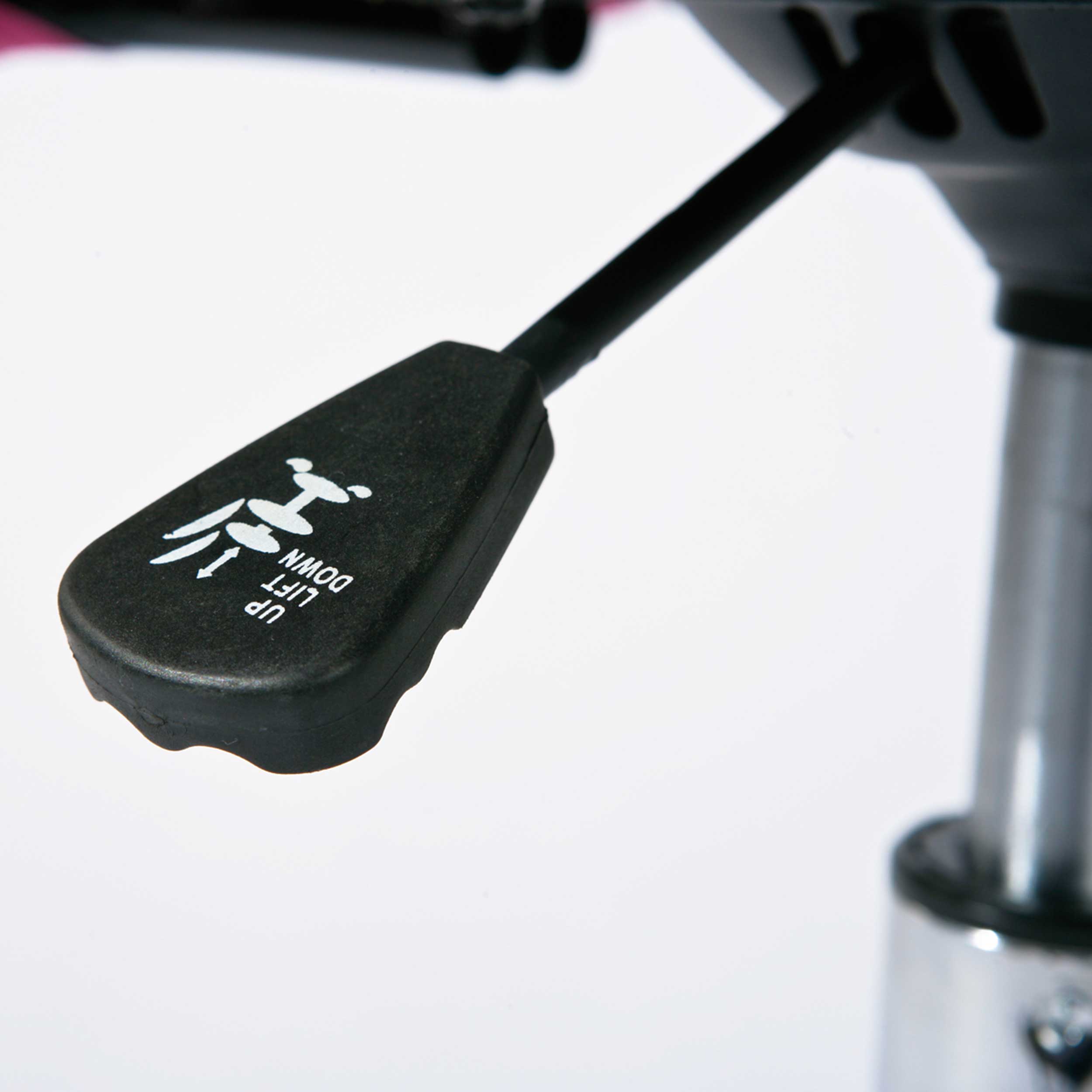 Chaise de bureau Eva sans accoudoir - rose - Image 2