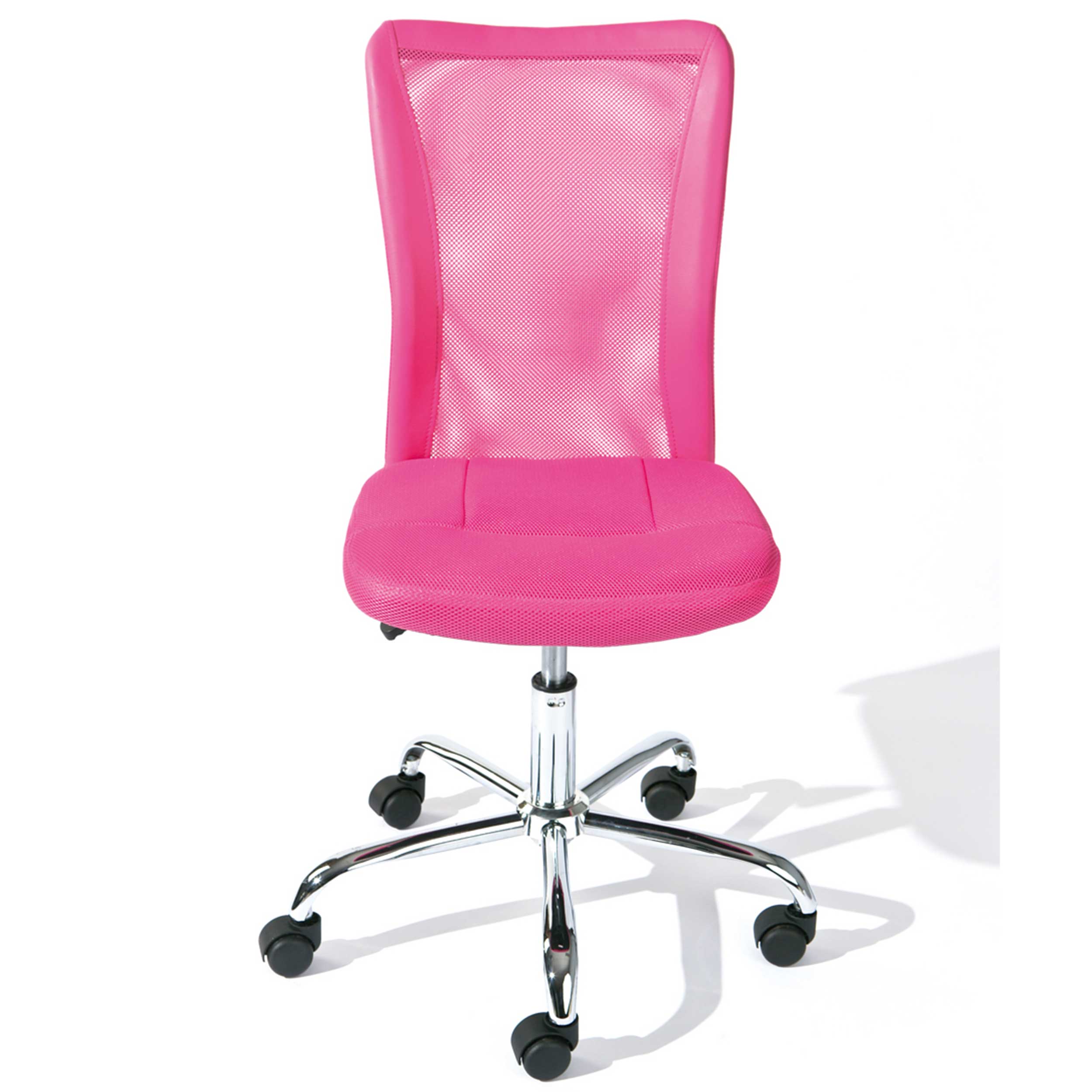 Chaise de bureau Eva sans accoudoir - rose - Image 5