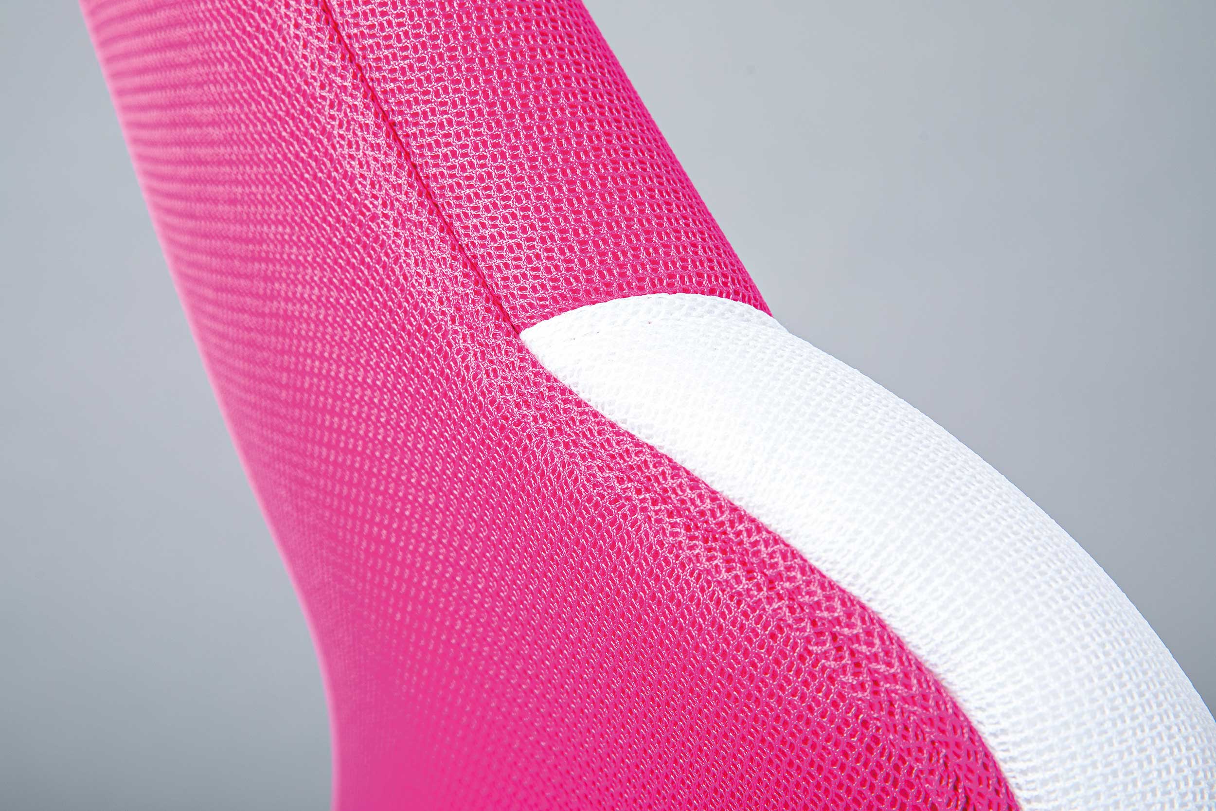 Chaise de bureau Jessie - rose/ blanc - Image 3