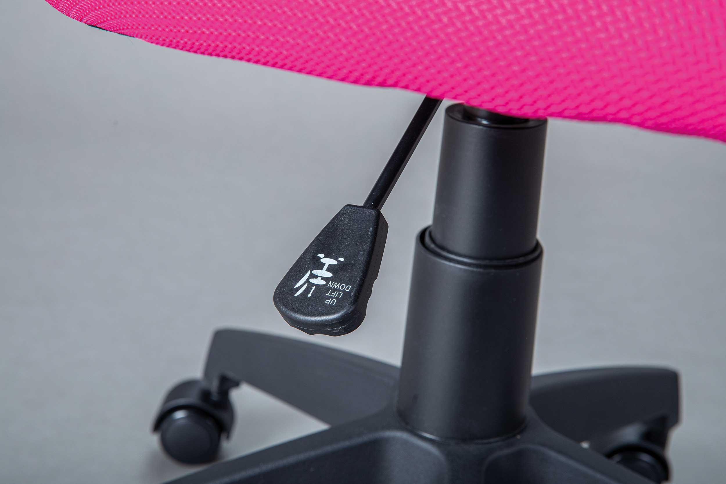 Chaise de bureau Jessie - rose/ blanc - Image 5