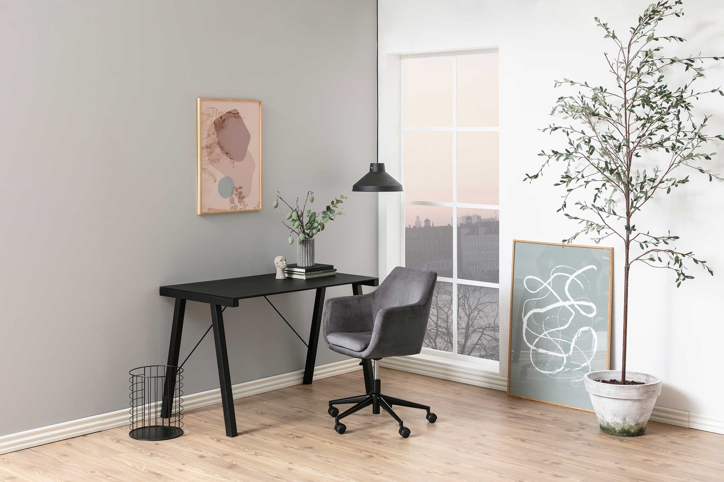 Chaise de bureau Noria - gris - Image 12