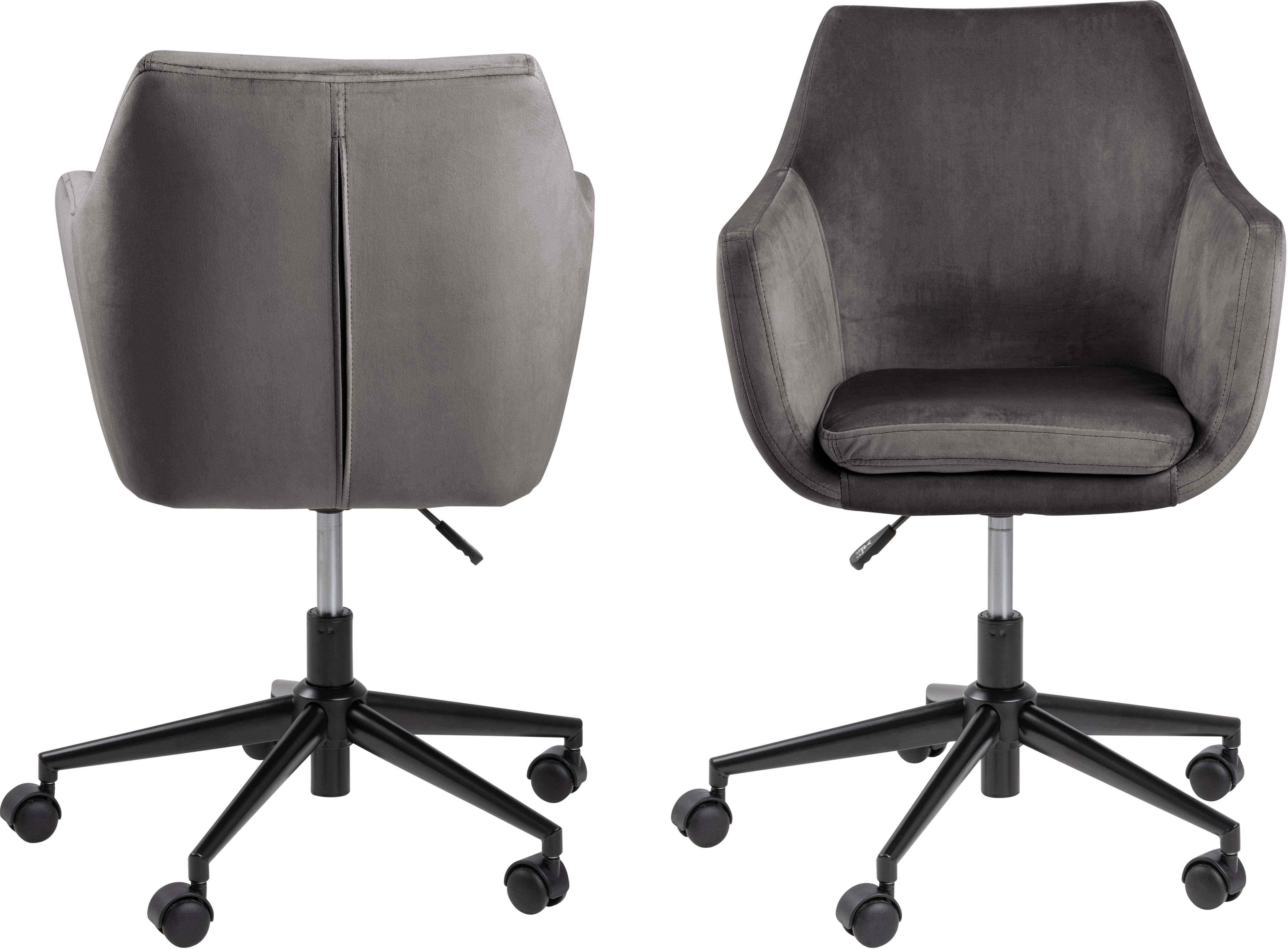 Chaise de bureau Noria - gris - Image 4