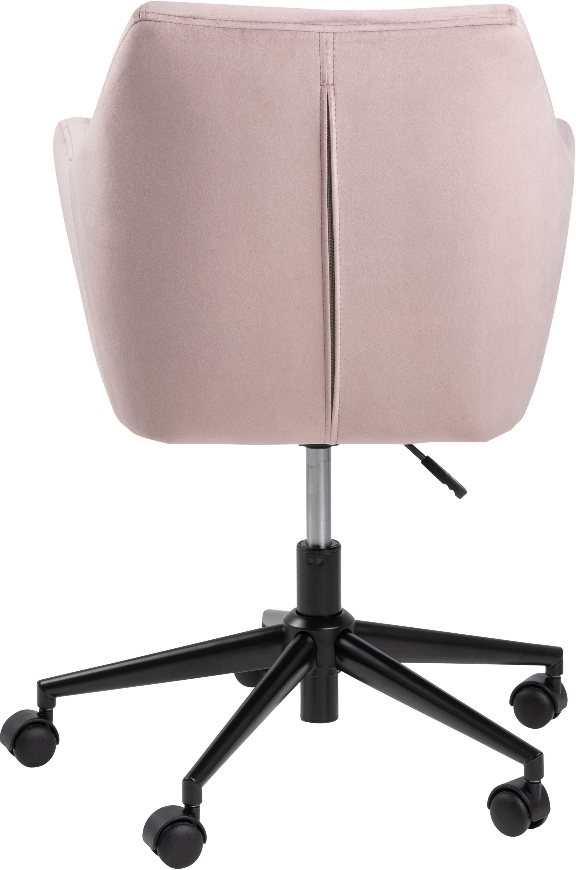 Chaise de bureau Noria - rose clair - Image 10