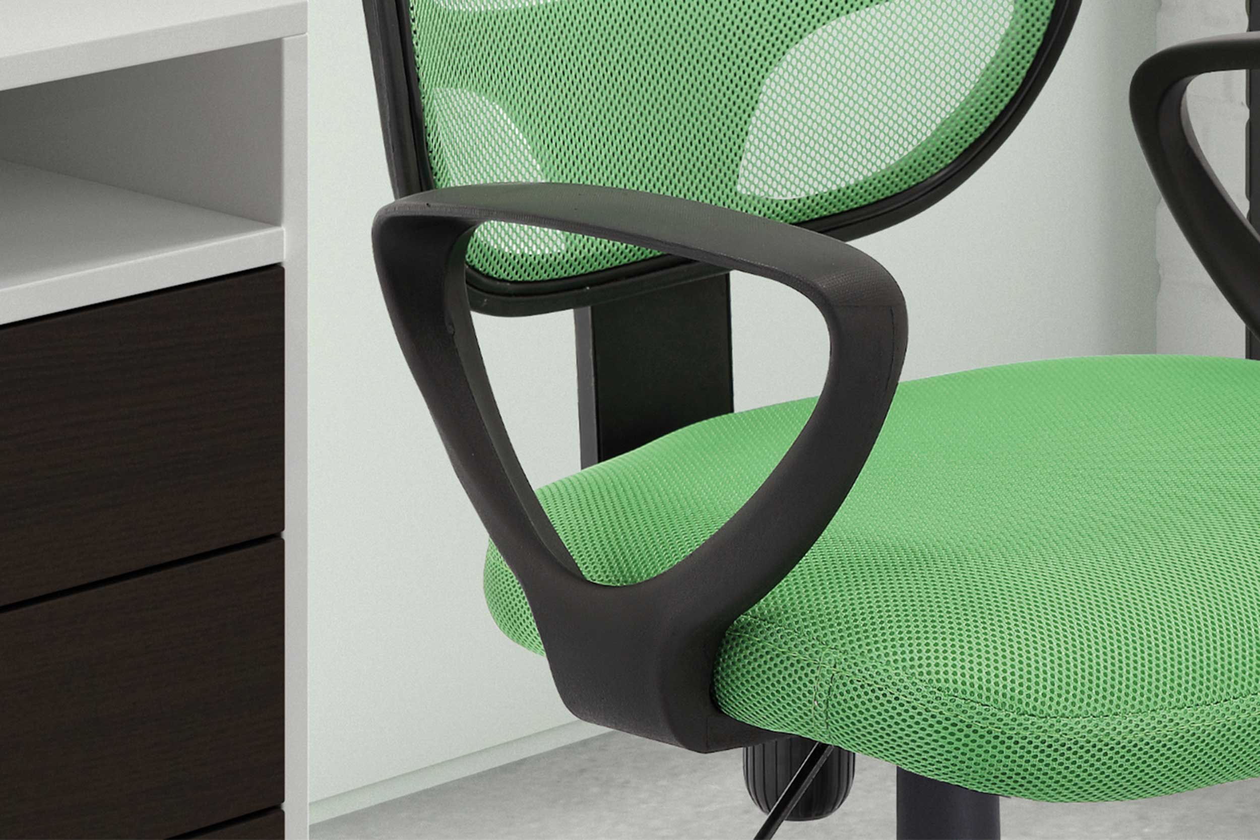 Chaise de bureau Pipa - vert - Image 4