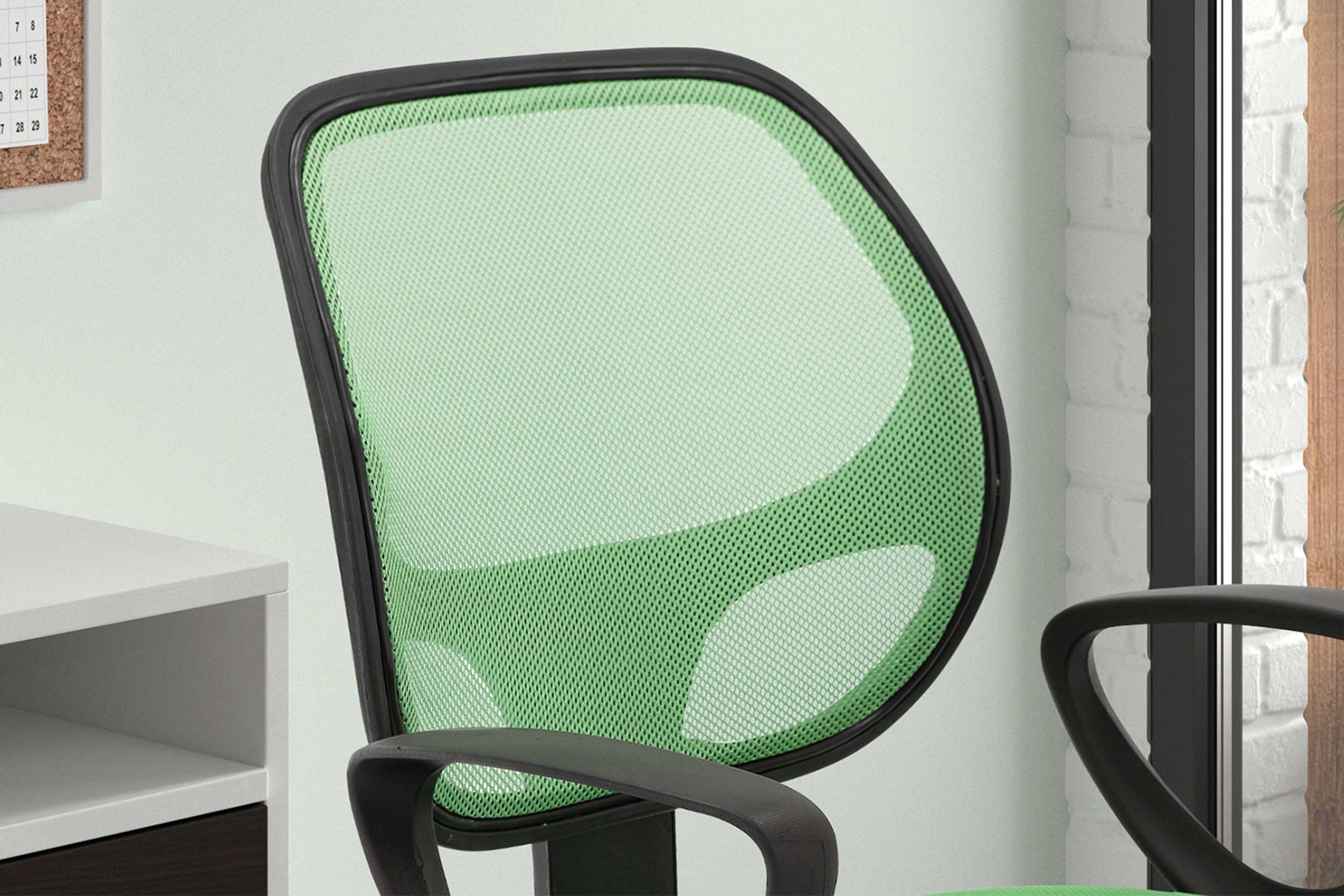 Chaise de bureau Pipa - vert - Image 5