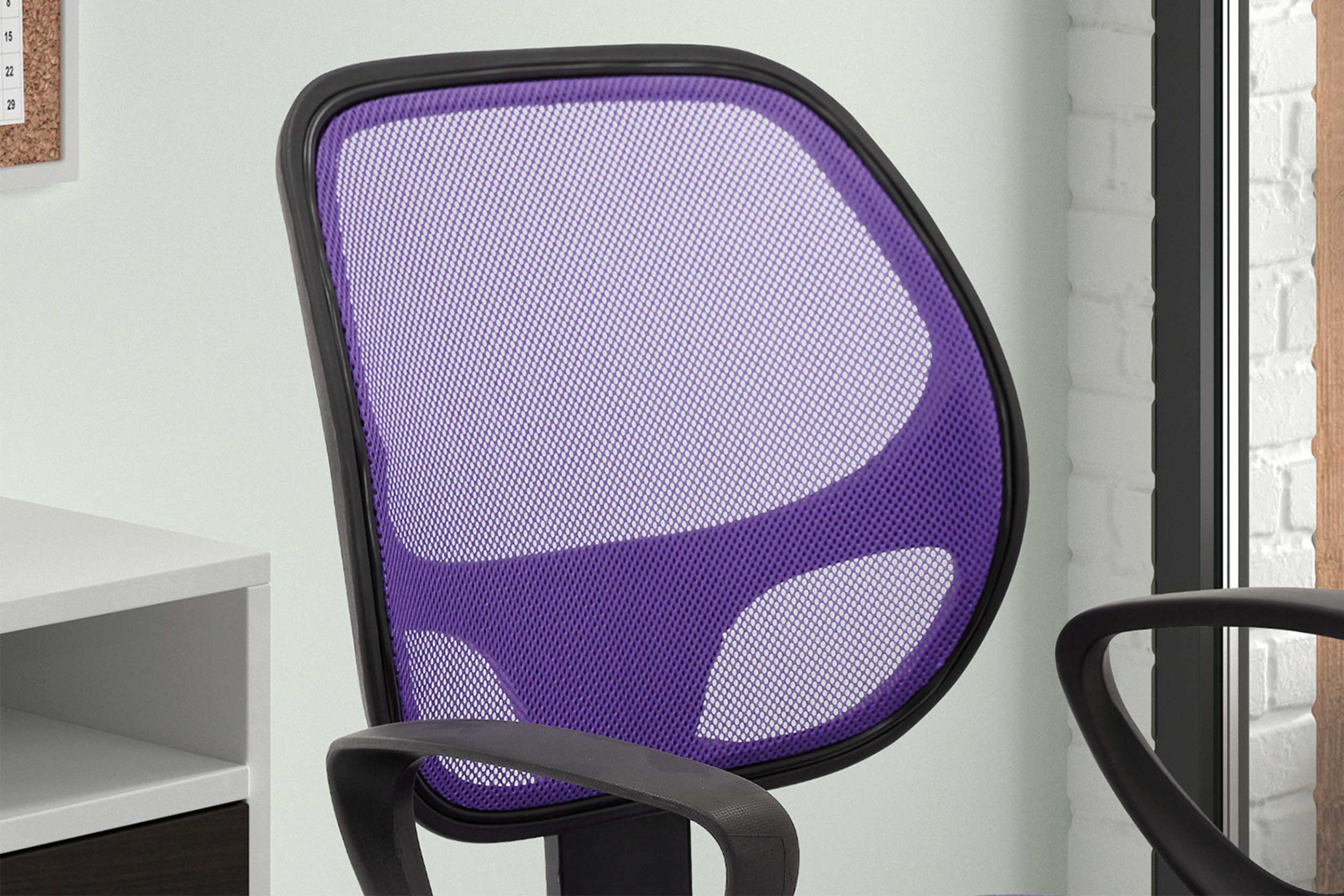 Chaise de bureau Pipa - violet - Image 5